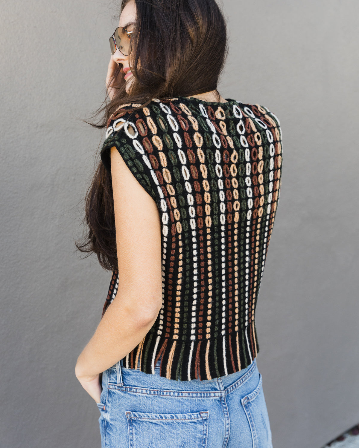 Ulla Johnson Natia Short Sleeve Knit Top in Noctis