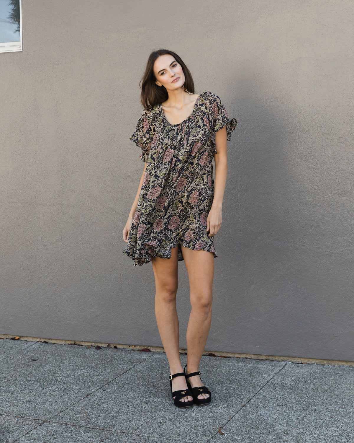 Natalie Martin Marina Dress In Botanica Dusk