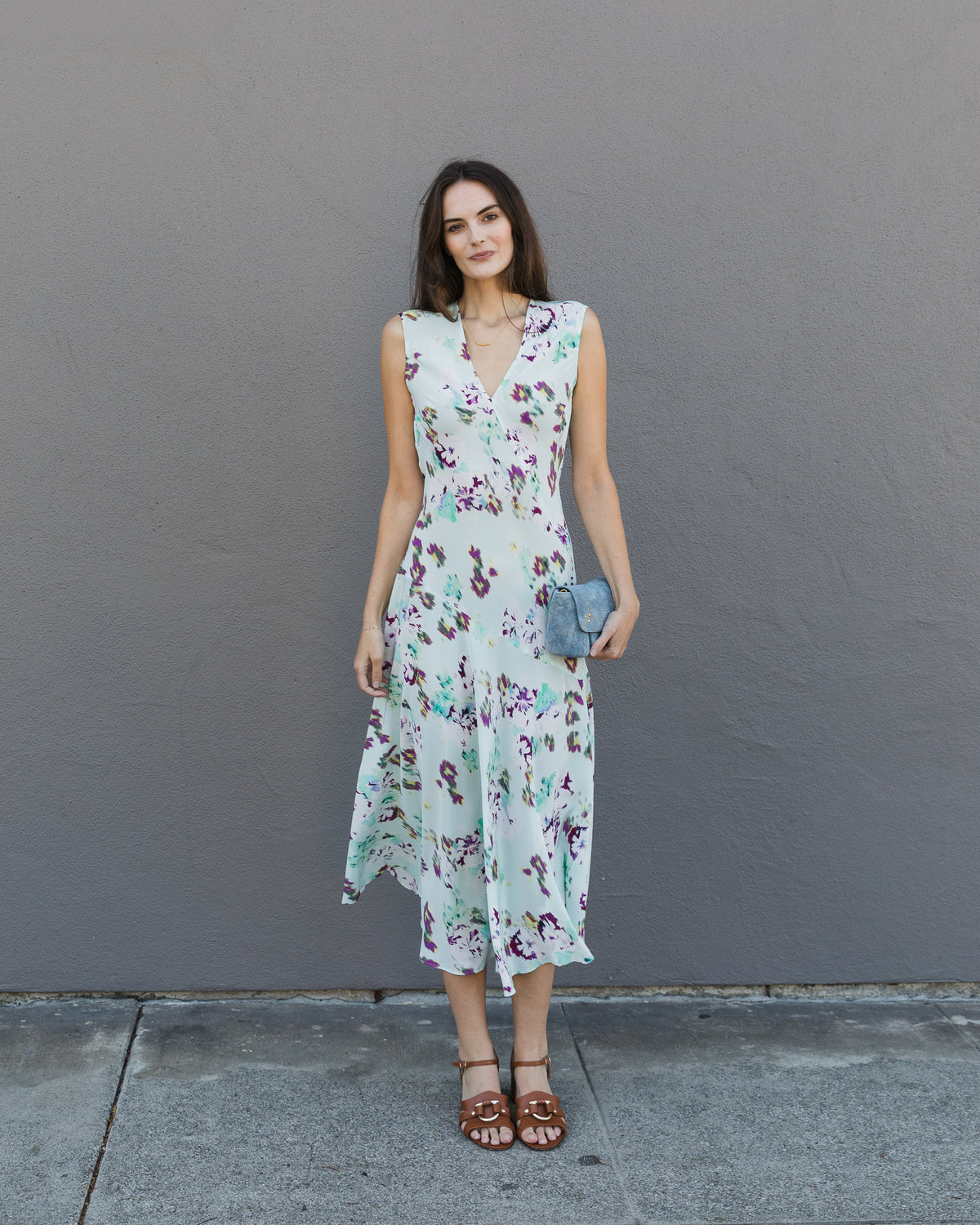 Ulla Johnson Elowen Sleeveless Silk Dress In Oasis
