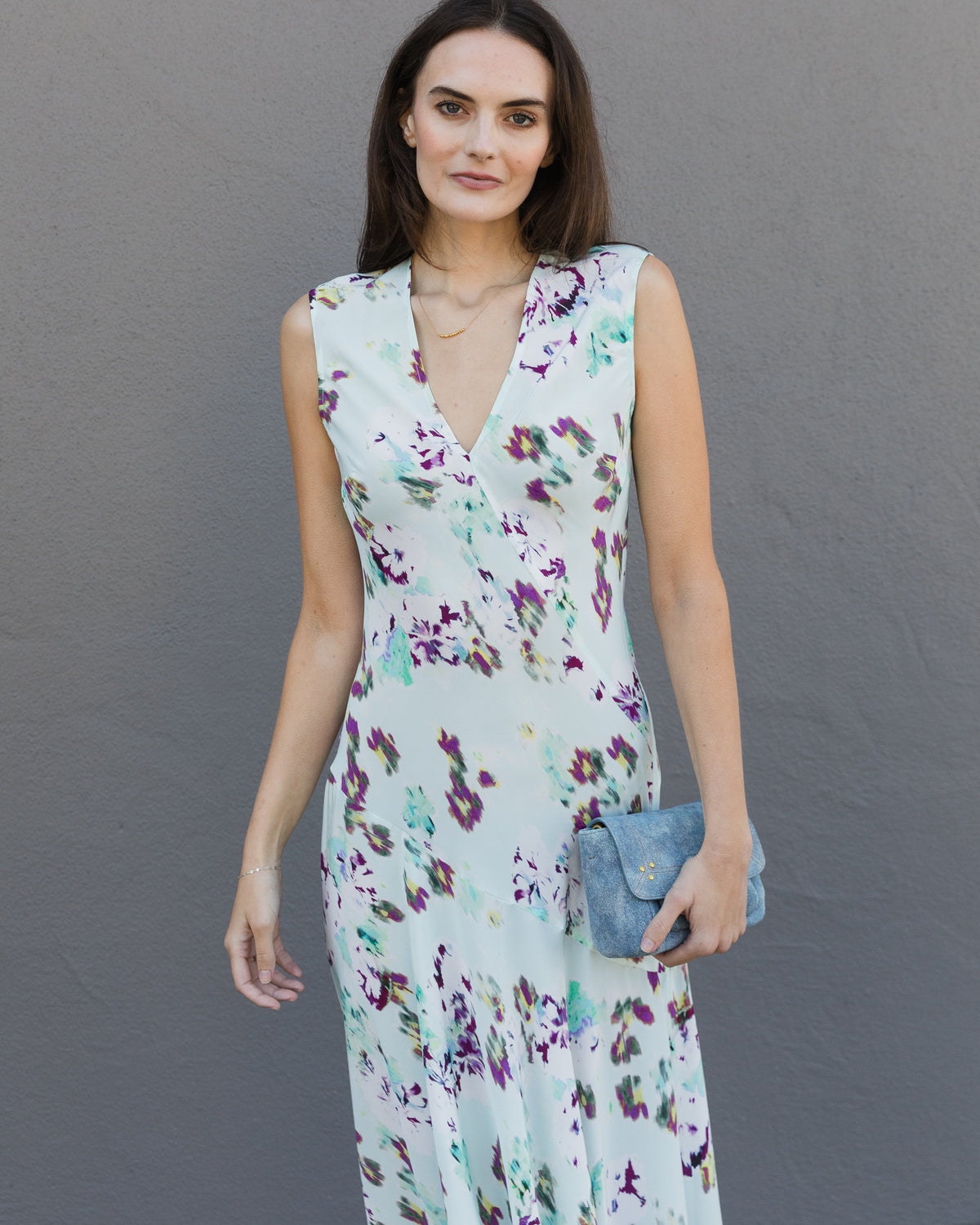 Ulla Johnson Elowen Sleeveless Silk Dress In Oasis