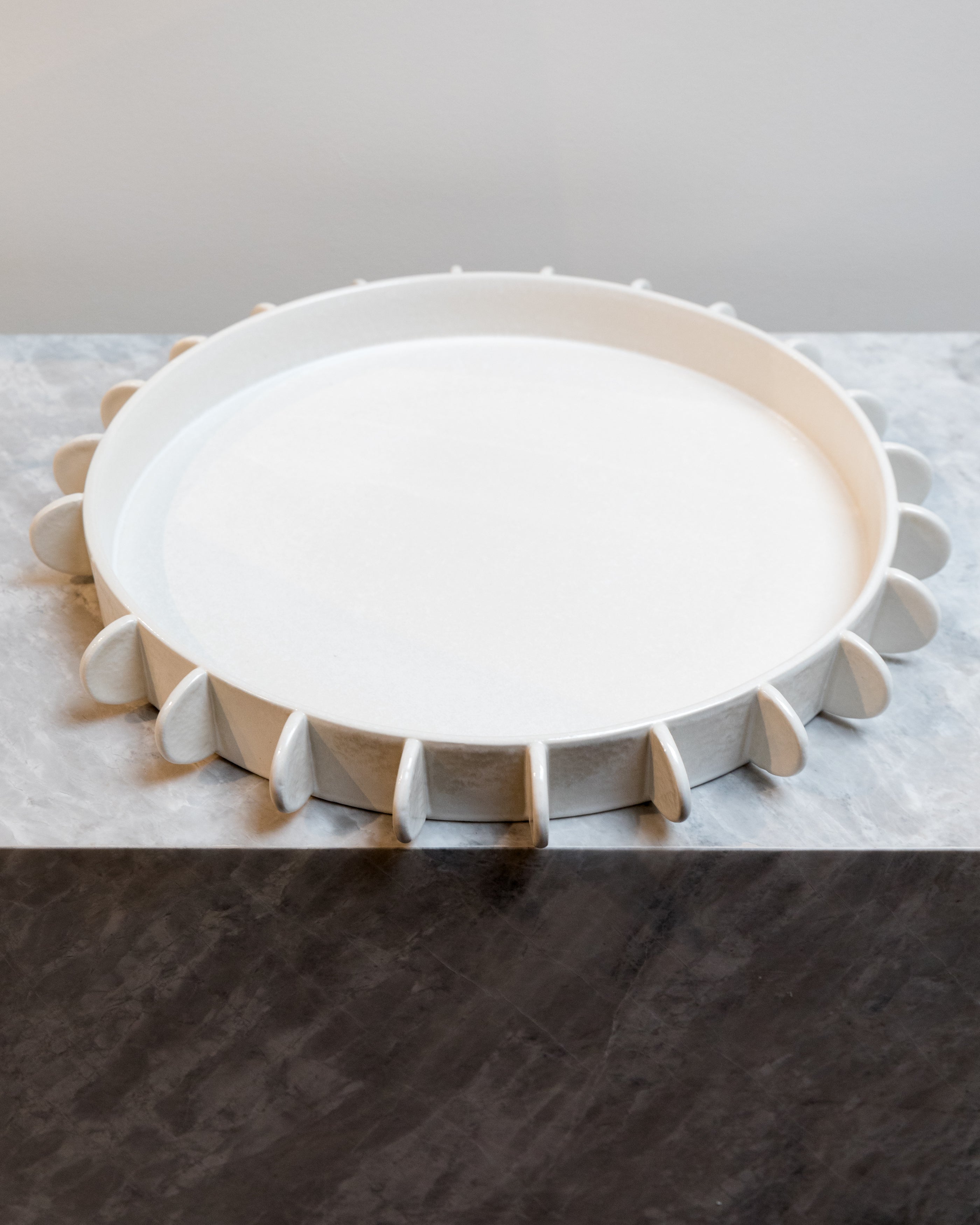 Accent Decor Reverie Tray Large in White