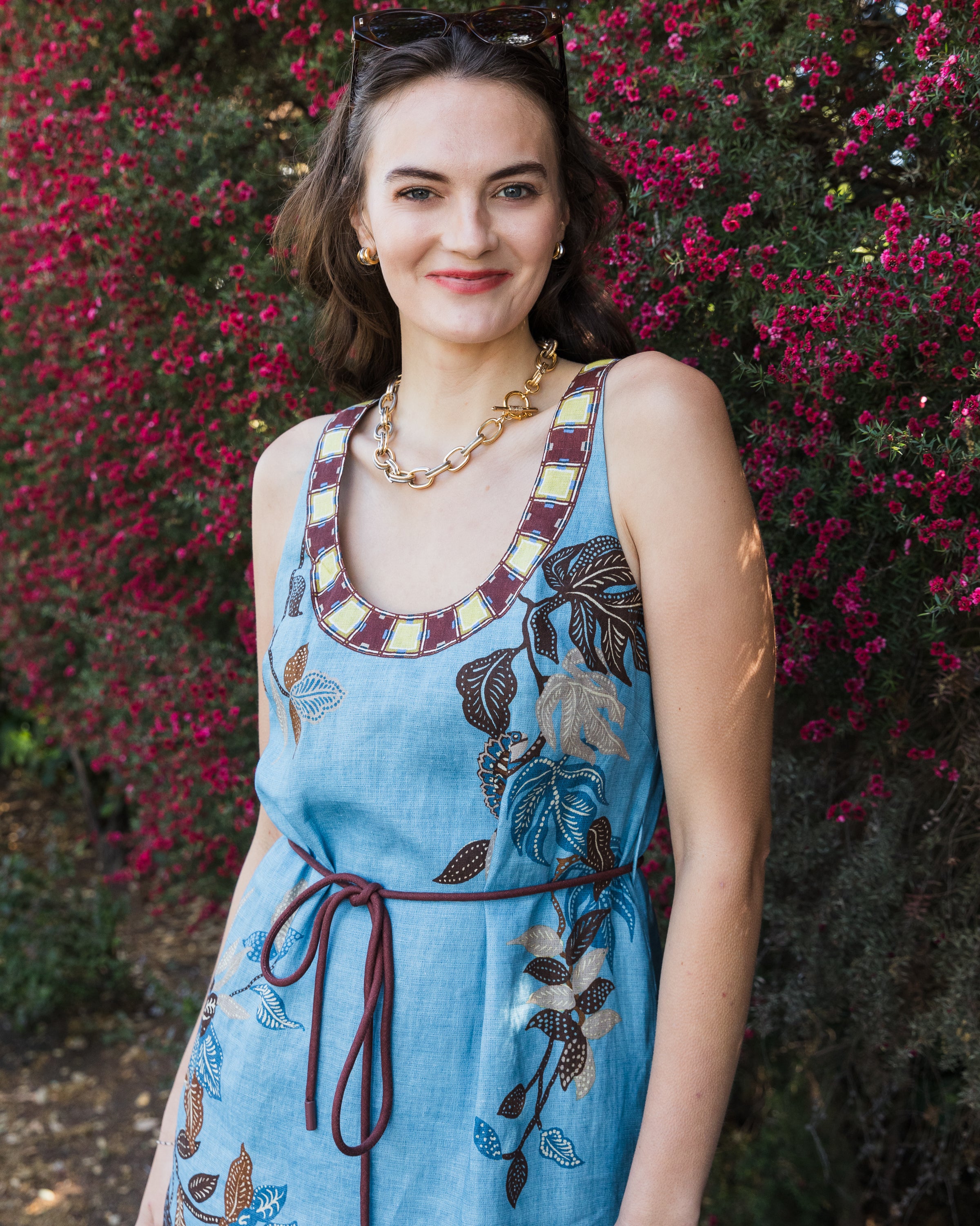 Alemais Georgie Sleeveless Midi Dress in Multi