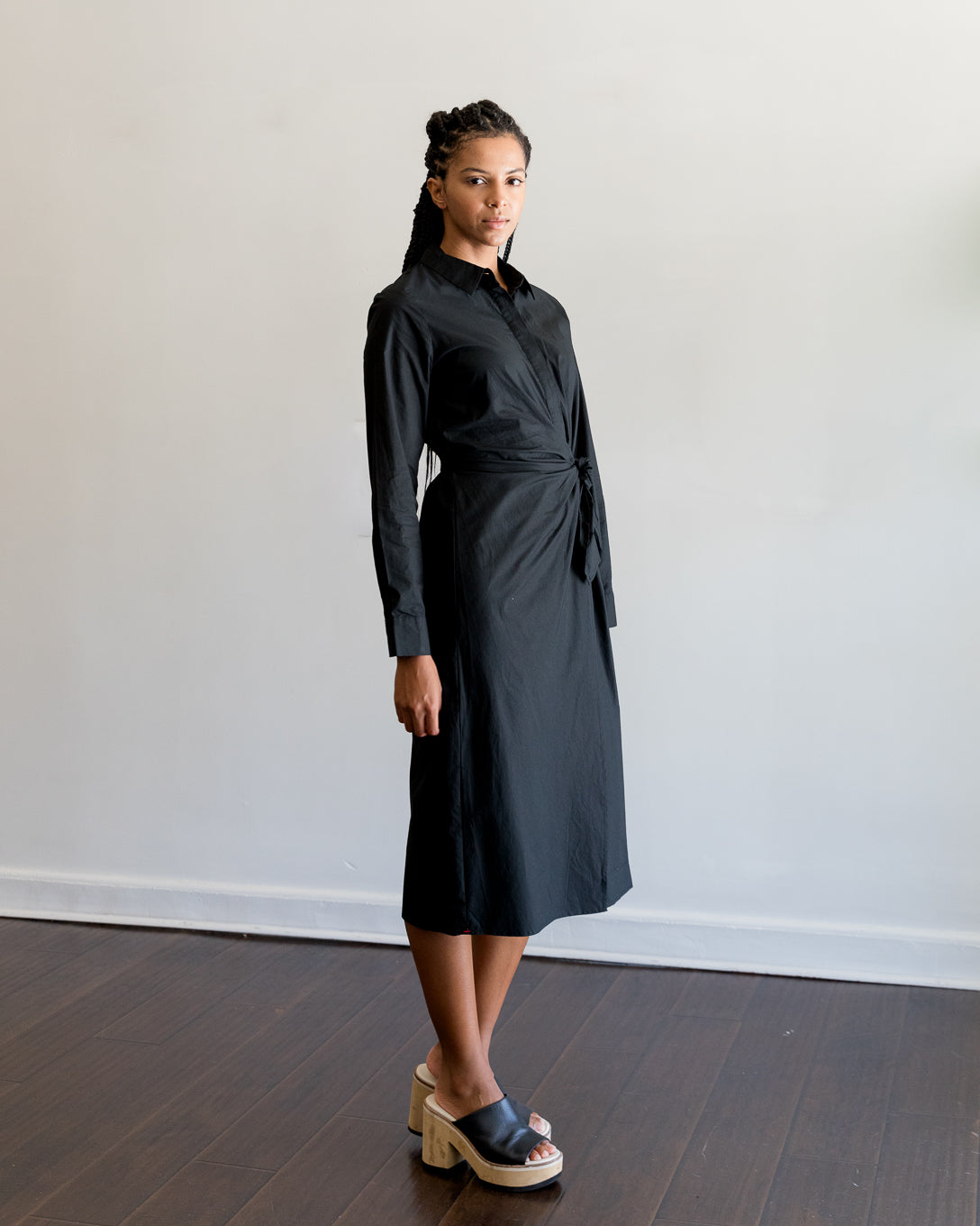 Xirena McCallister Dress in Jet Black