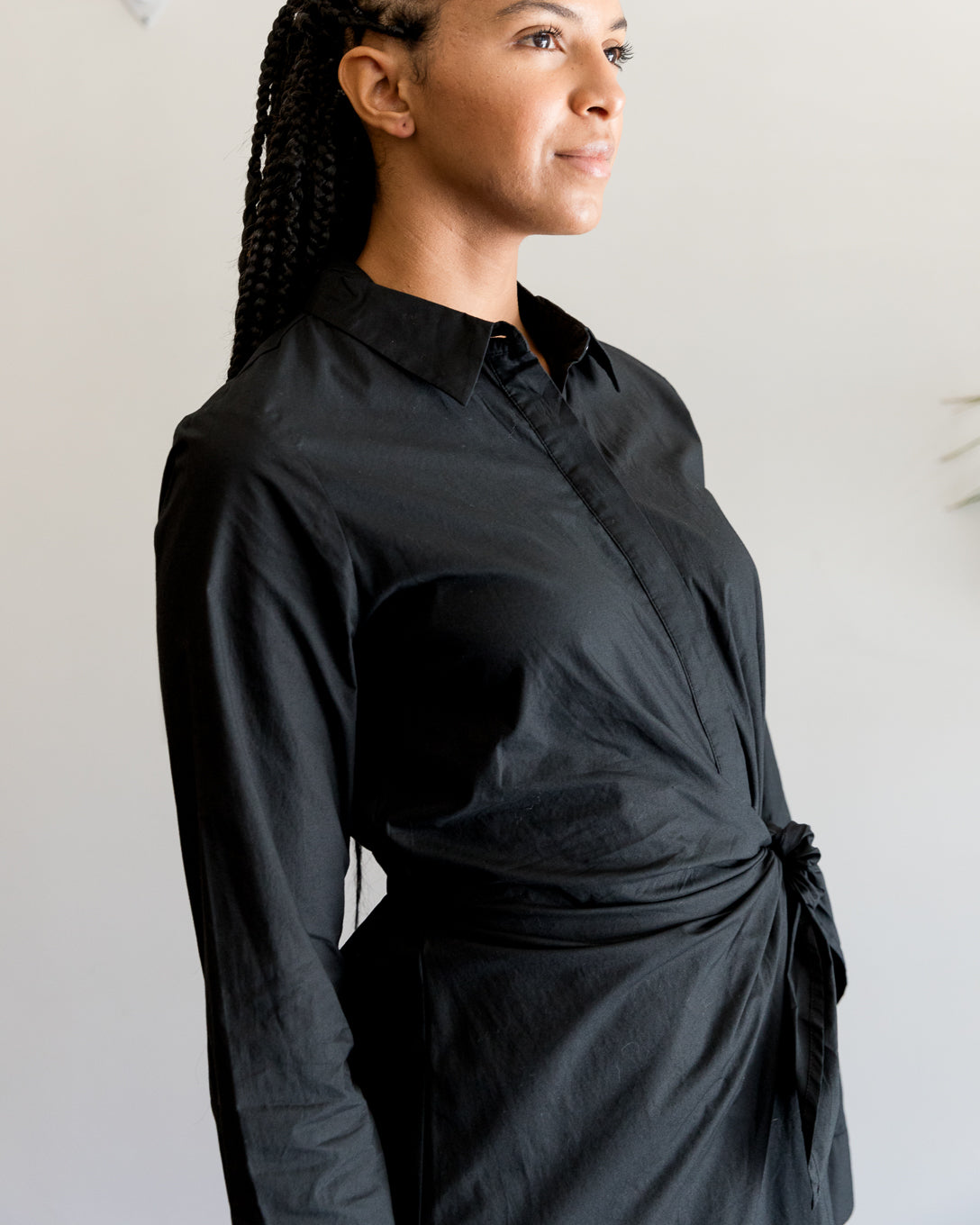 Xirena McCallister Dress in Jet Black