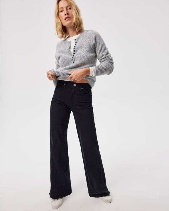 Amo Frida Wide Leg in Black Oak
