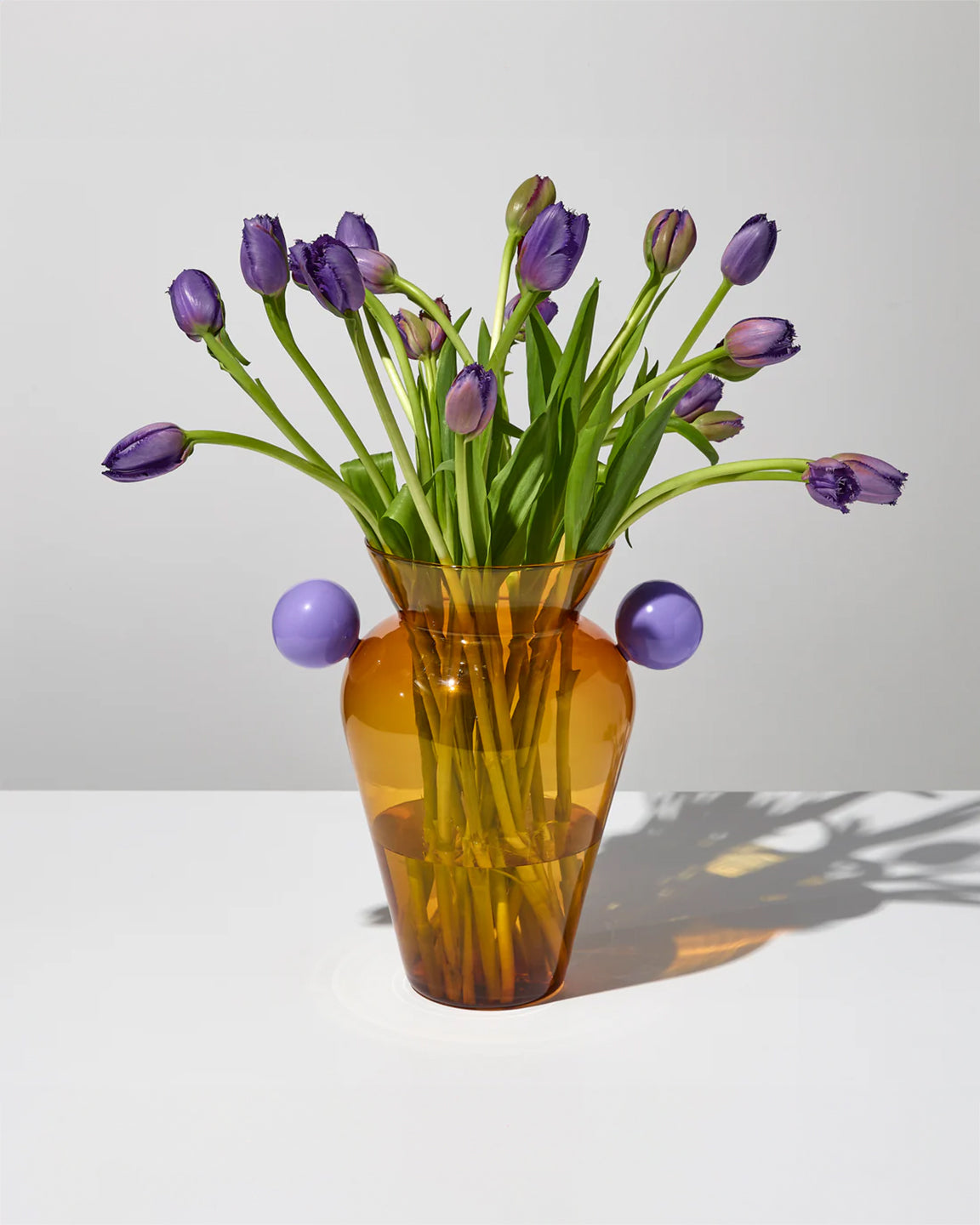 Fazeek Geo Urn in Amber and Lilac