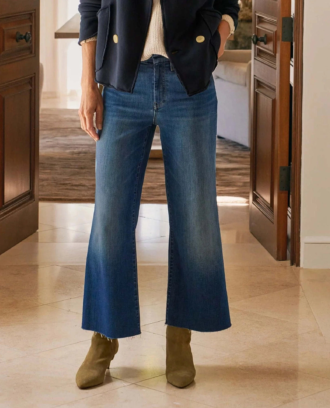 Frank & Eileen Galway Wide-Leg Jean In 1998 Wash