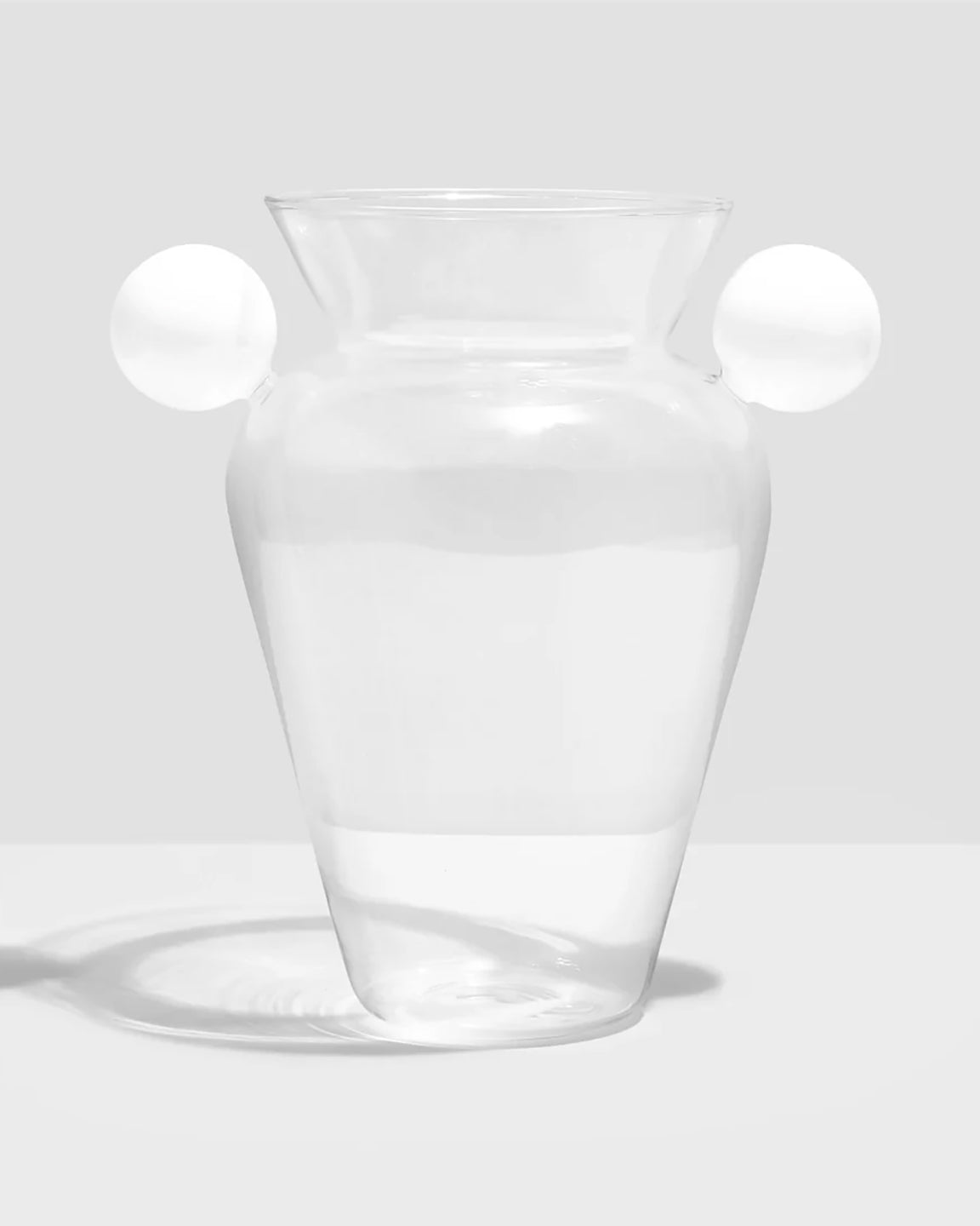 Fazeek Geo Urn in Clear and White