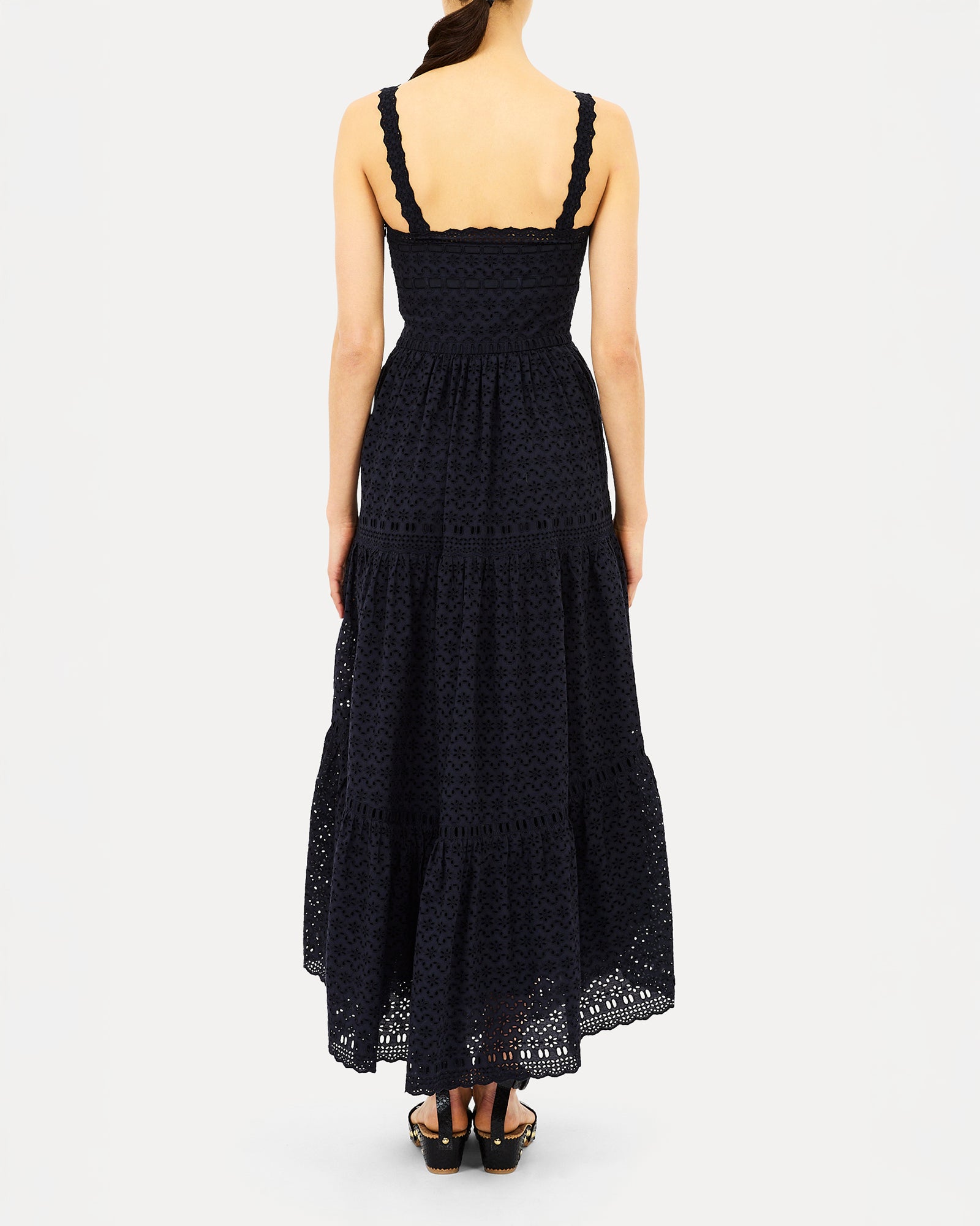 Ulla Johnson Constance Cotton Dress in Midnight