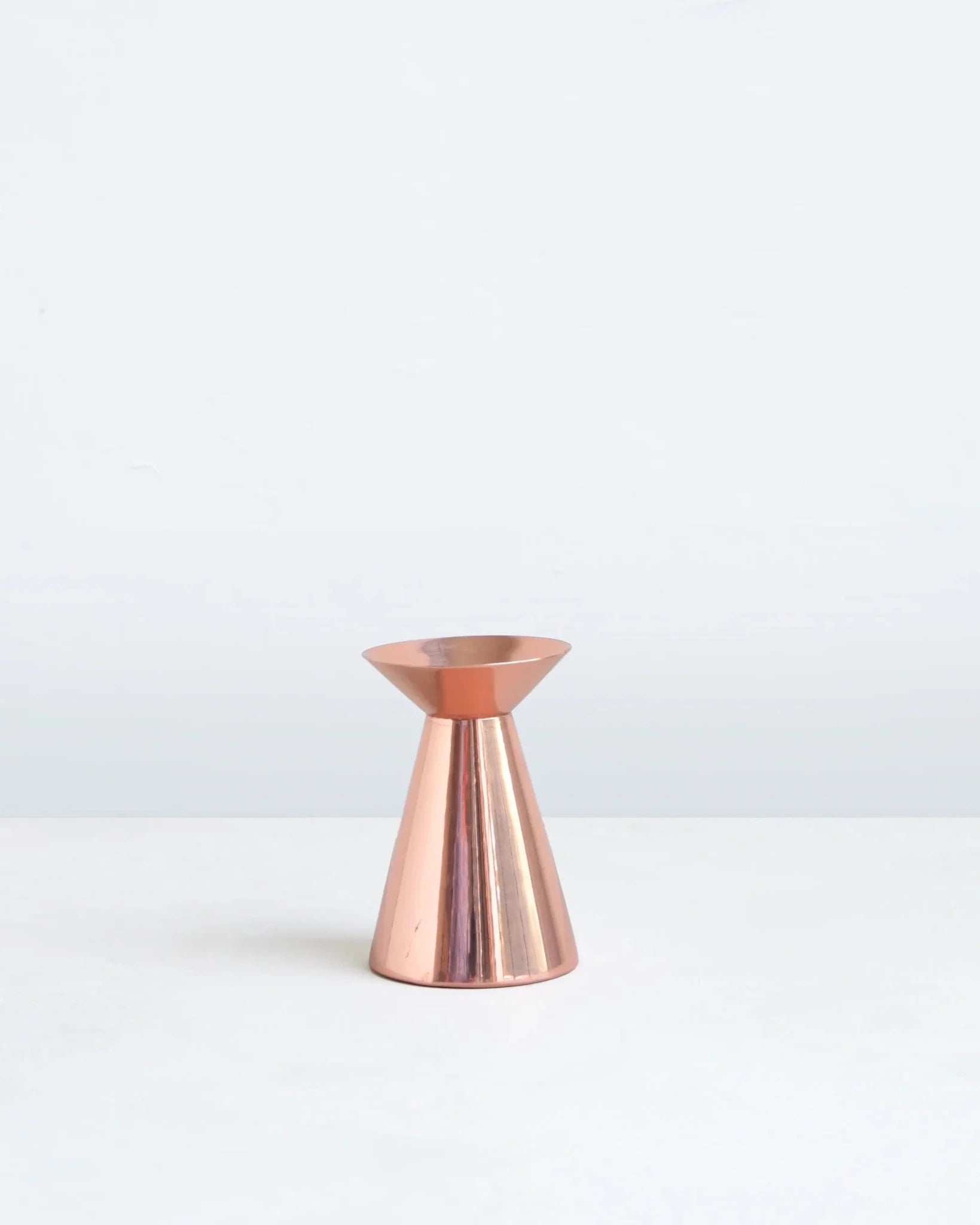 The Floral Society Short Grand Copper Taper Holder