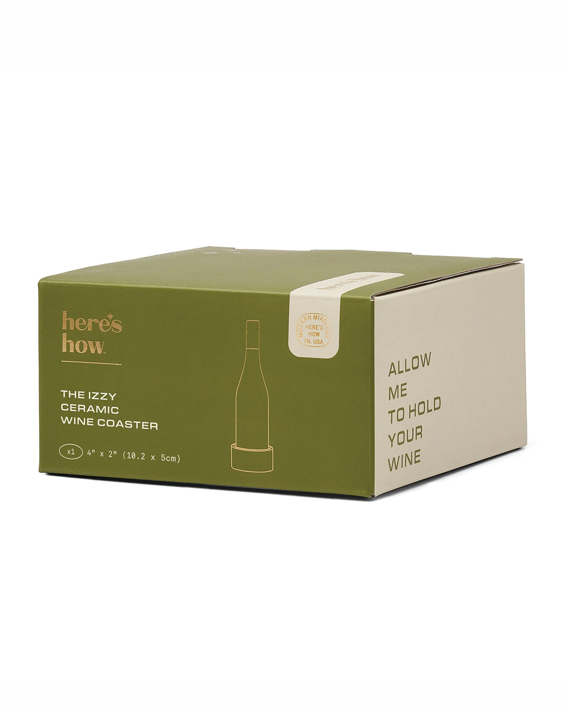 Here's How The Izzy Wine Coaster in Green Stripe