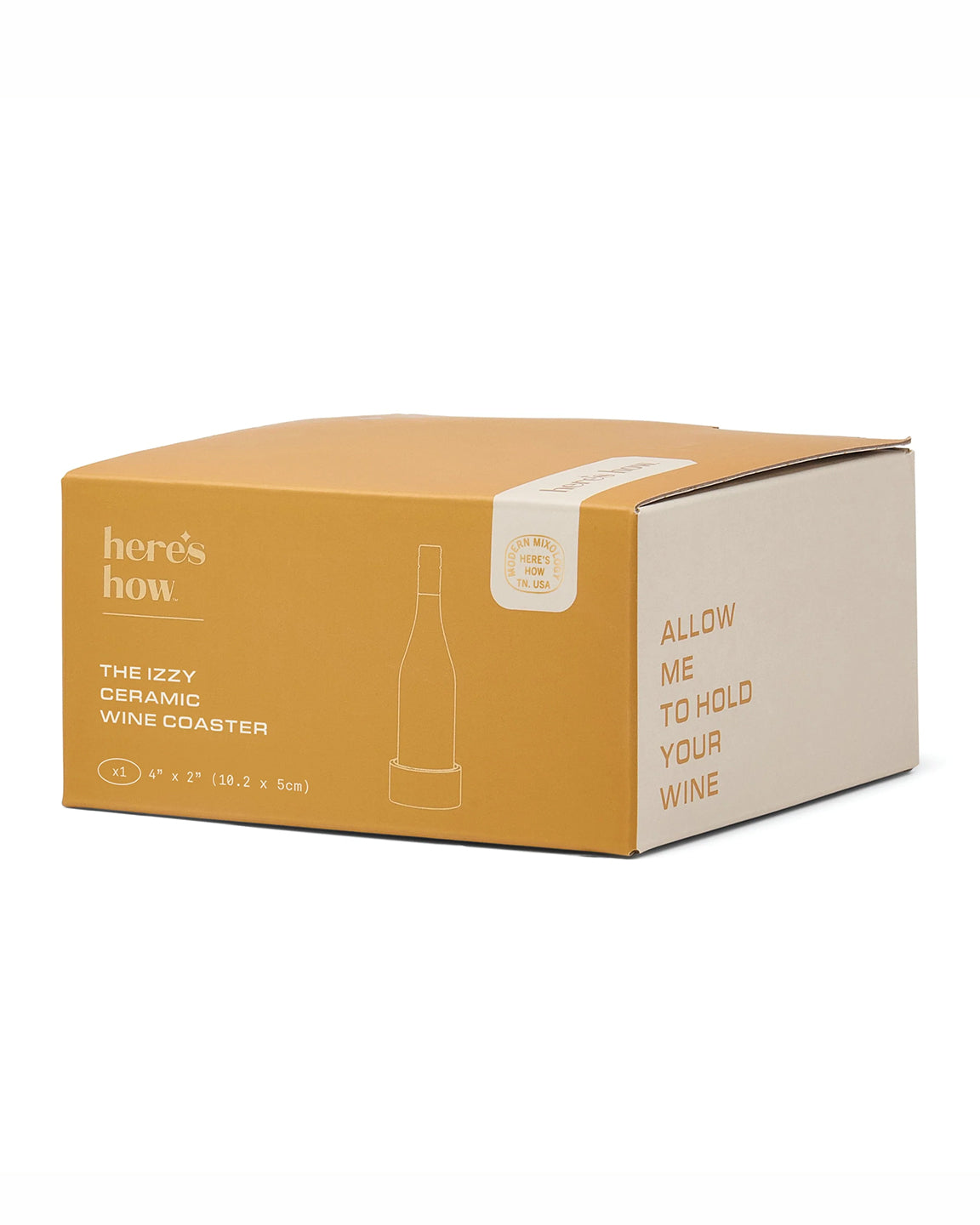 Here's How The Izzy Wine Coaster in Yellow Stripe