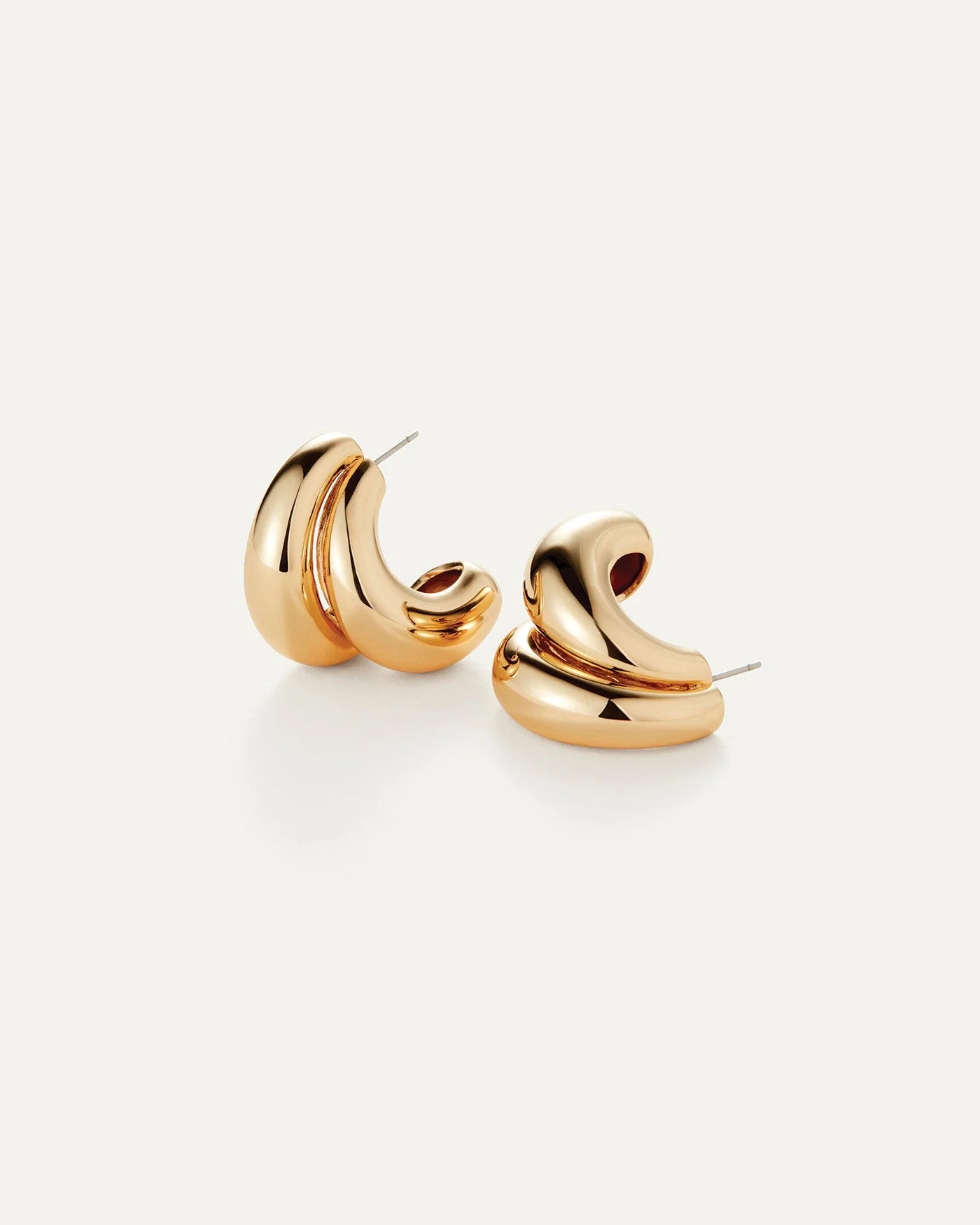 Jenny Bird Orla Earrings High Polished Gold
