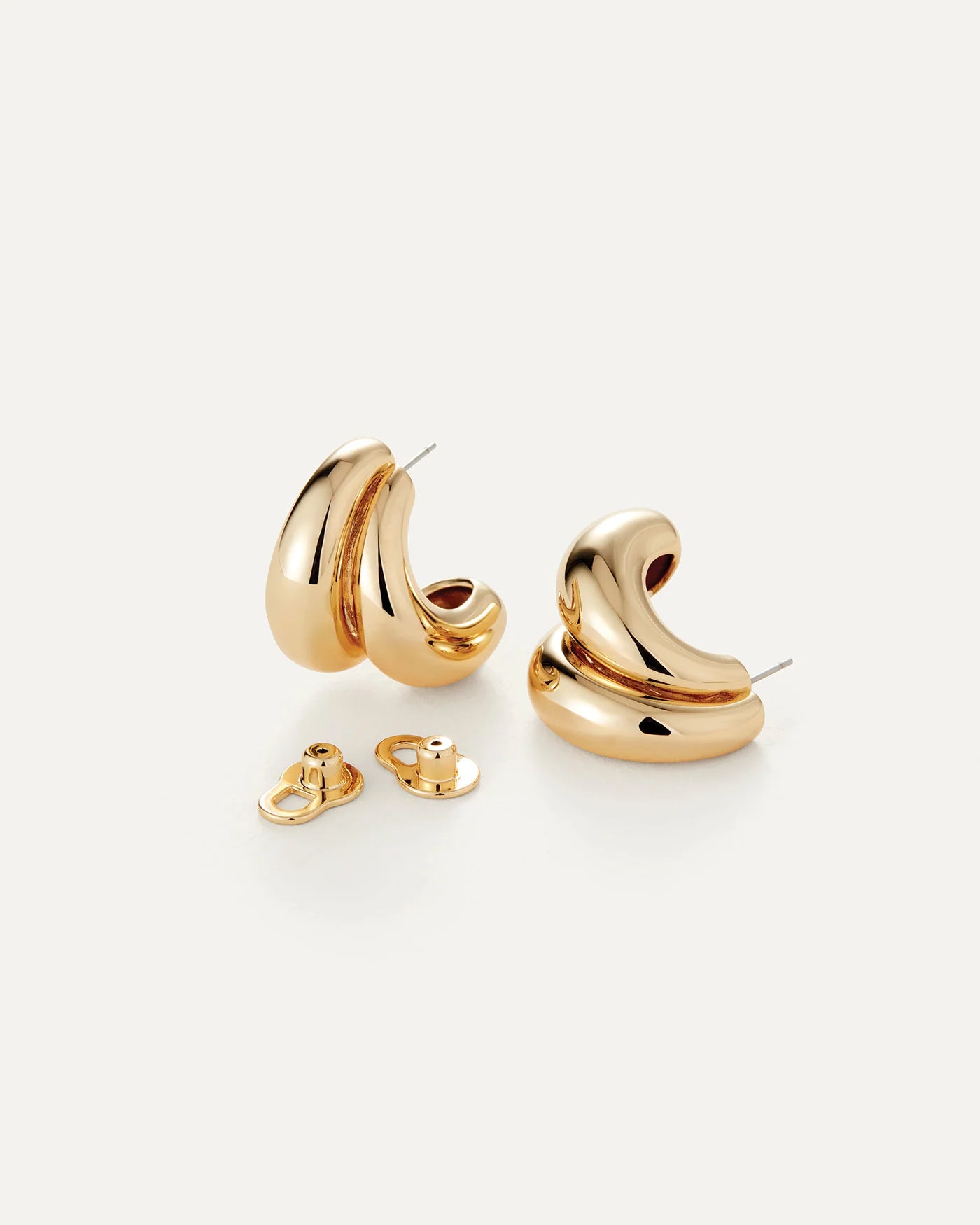 Jenny Bird Orla Earrings High Polished Gold
