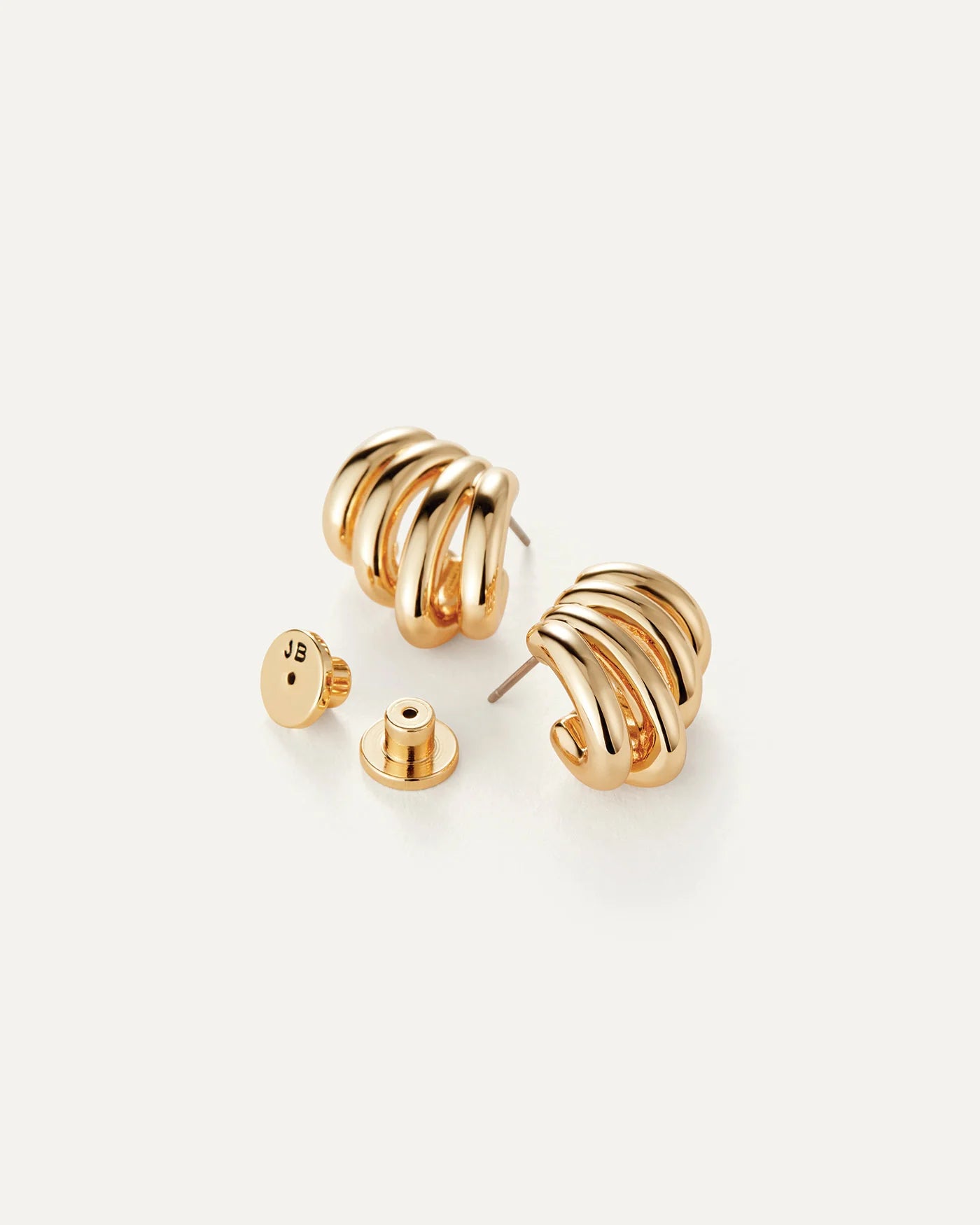 Jenny Birds Monroe Earrings High Polish Gold