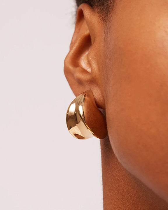Jenny Bird Nouveaux Puff Earrings in Gold