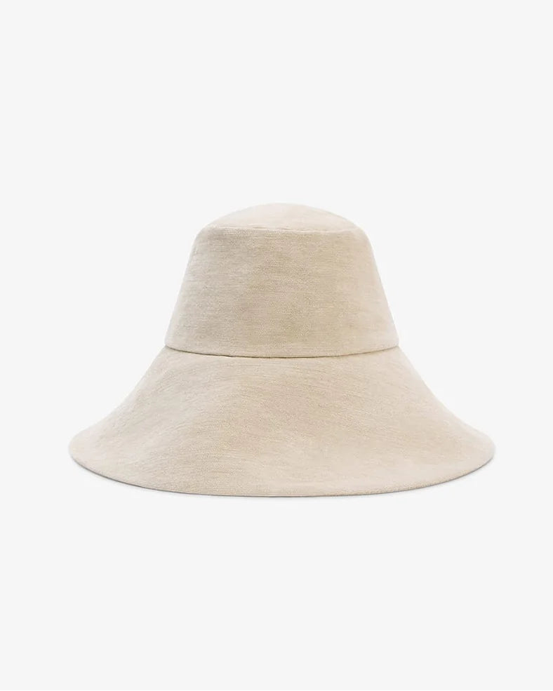 Janessa Leone Walker Hat Natural Canvas