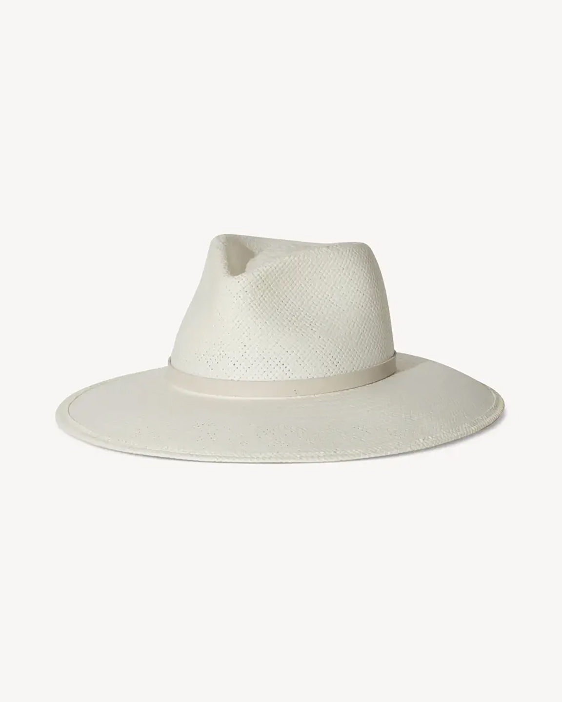 Janessa Leone Valentine Packable Fedora in Bleach