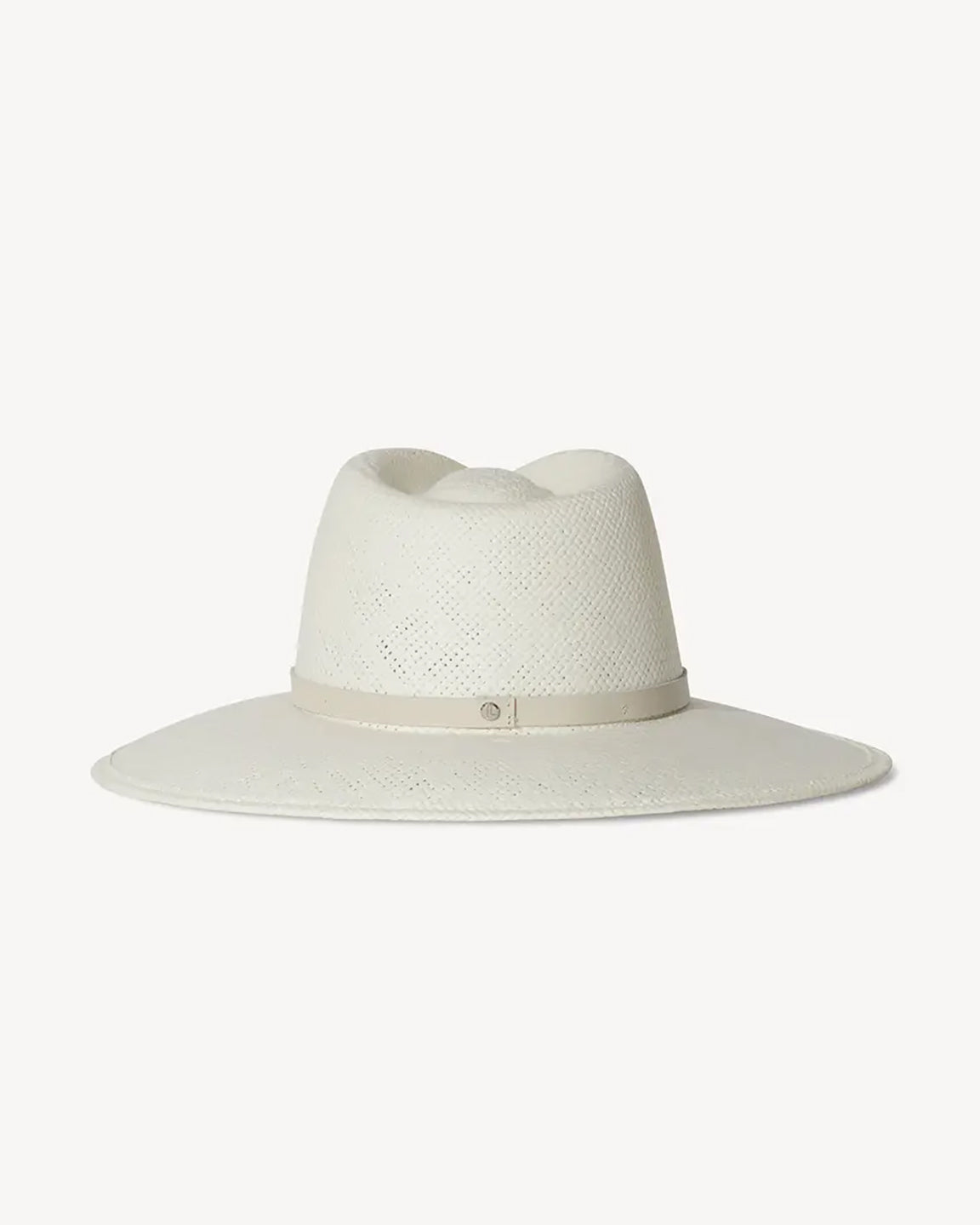 Janessa Leone Valentine Packable Fedora in Bleach | two birds display picture 2