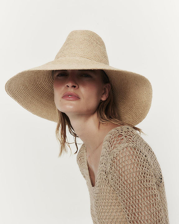 Janessa Leone Tinsley Hat in Natural