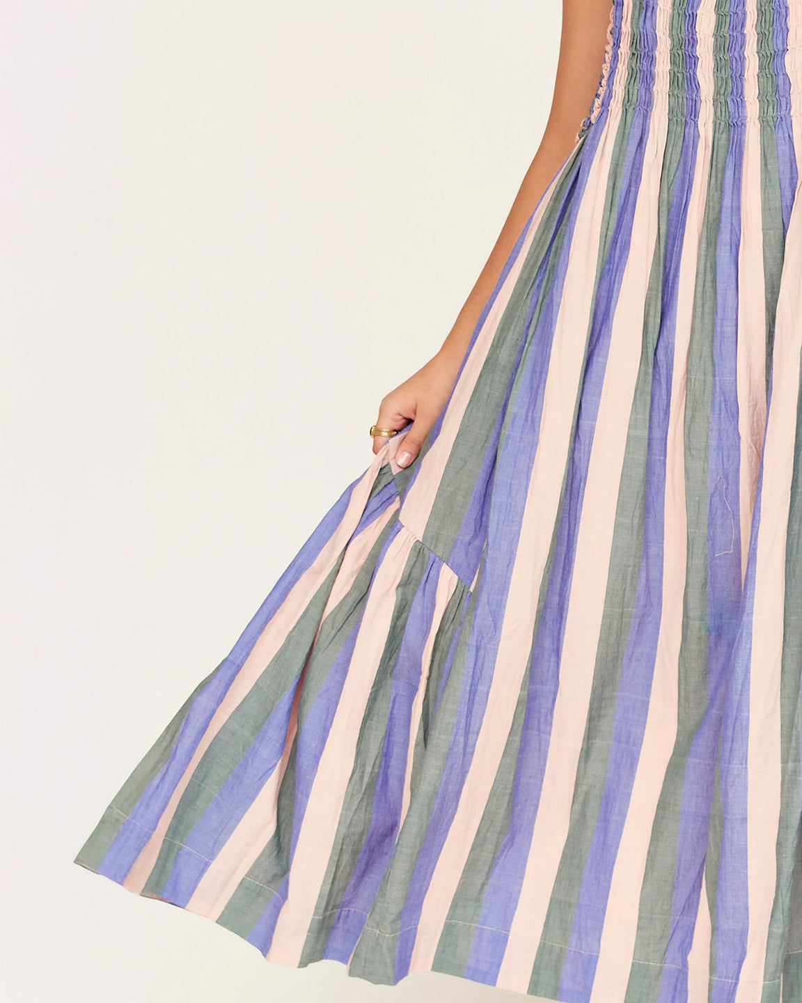 Mirth Janeiro Dress in Carnival Stripe