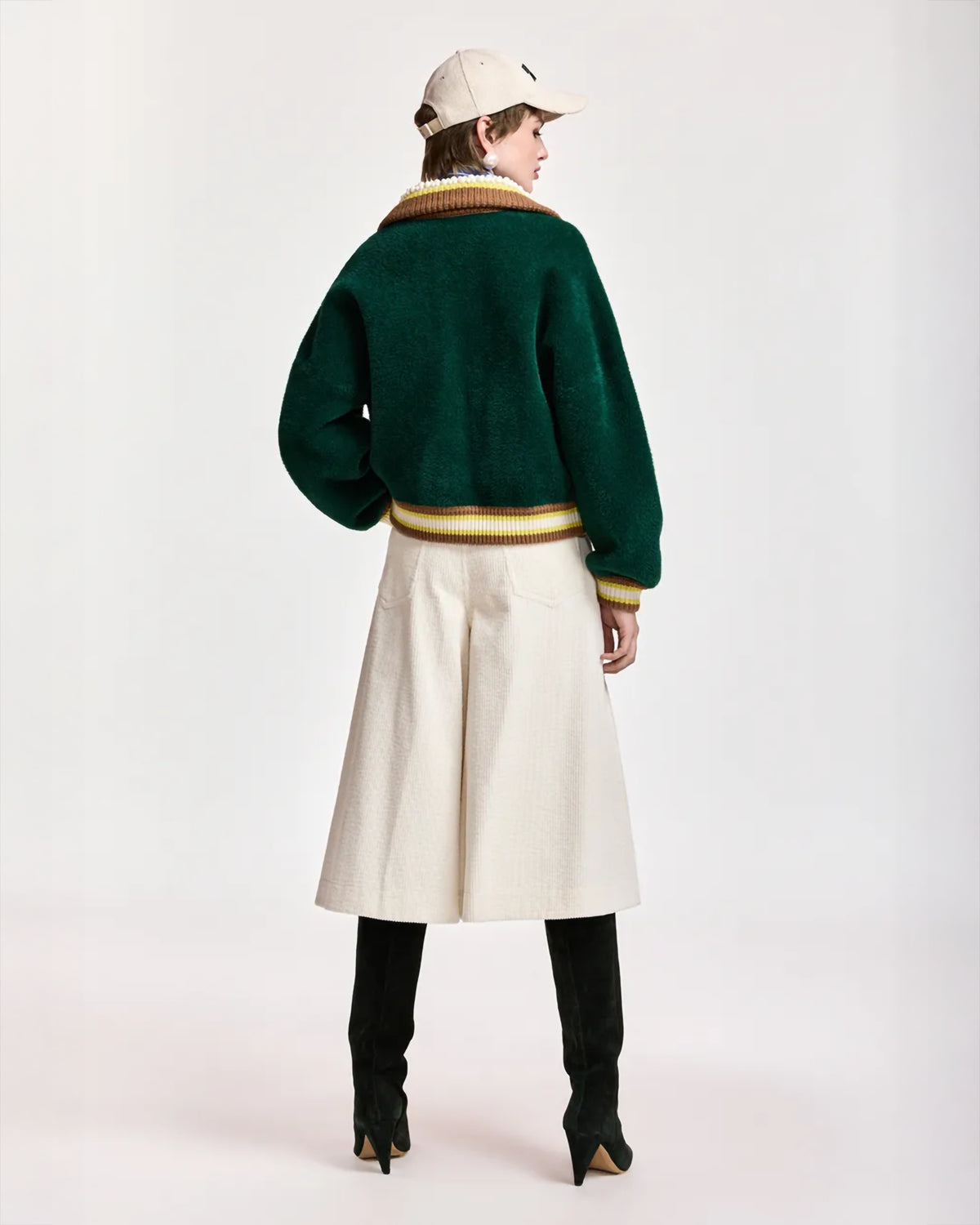 Essentiel Antwerp Kamore Knit Jacket with Collar