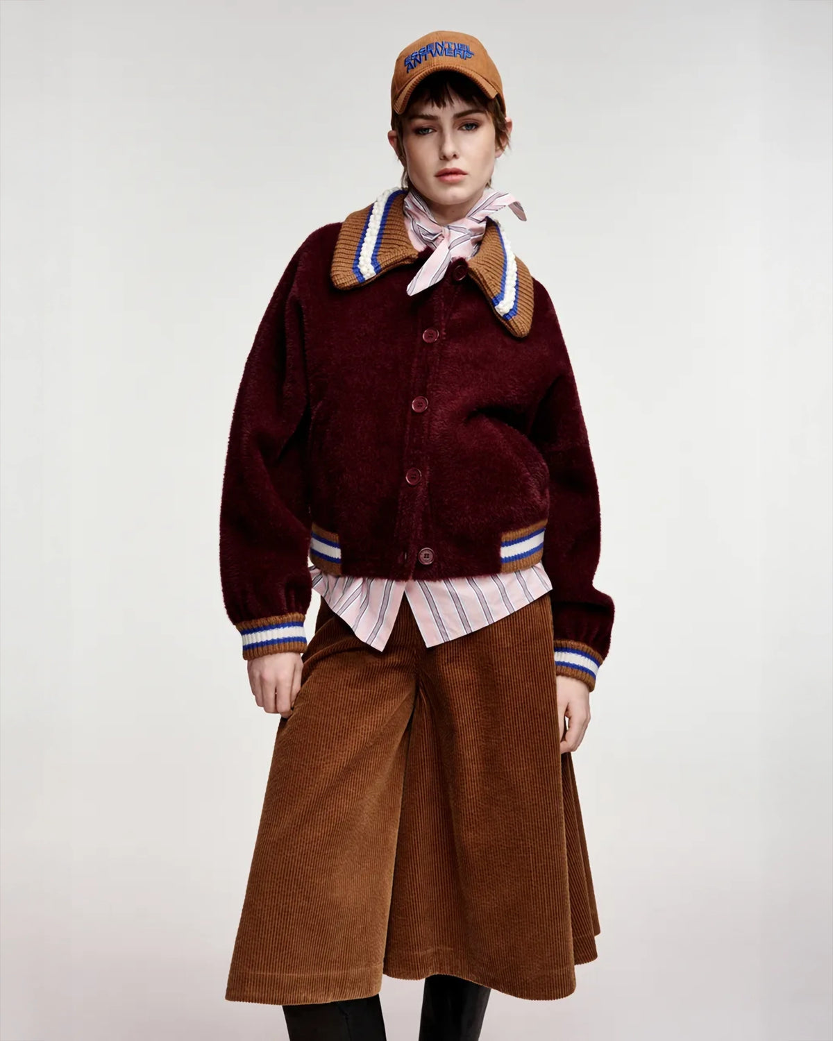Essentiel Antwerp Kamore Knit Jacket with Collar