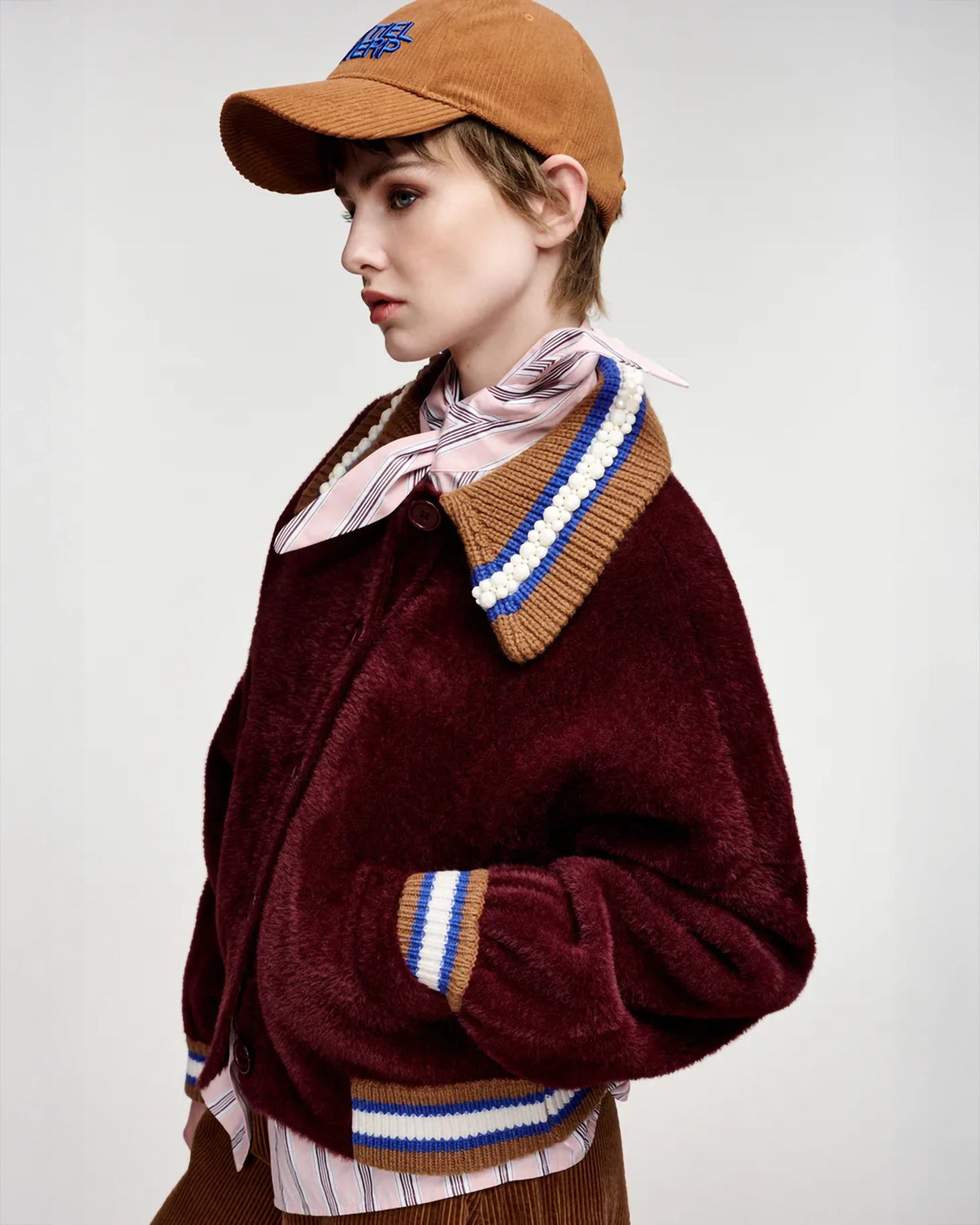 Essentiel Antwerp Kamore Knit Jacket with Collar
