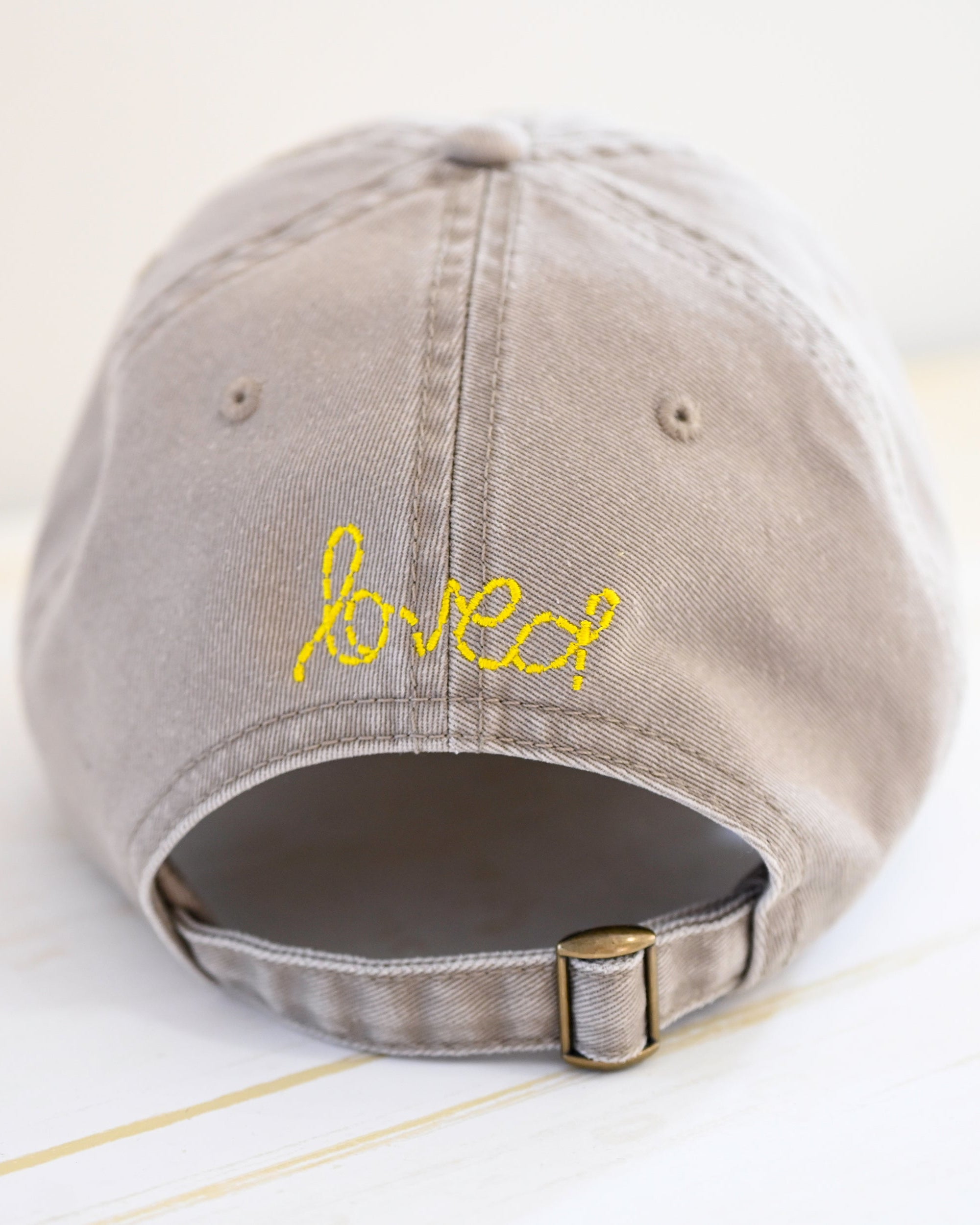 Baseball Hat Heart Patch Sand/Sunshine