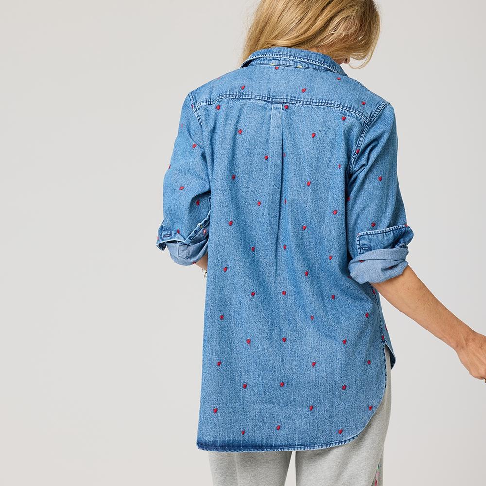 Mia Tiny Hearts Denim Shirt