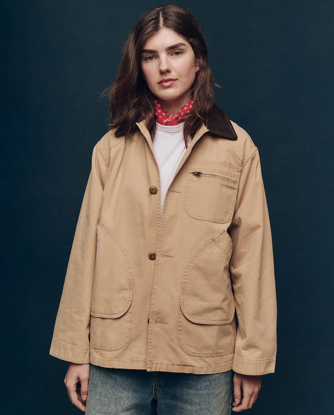 The Great. The Barn Jacket in Golden