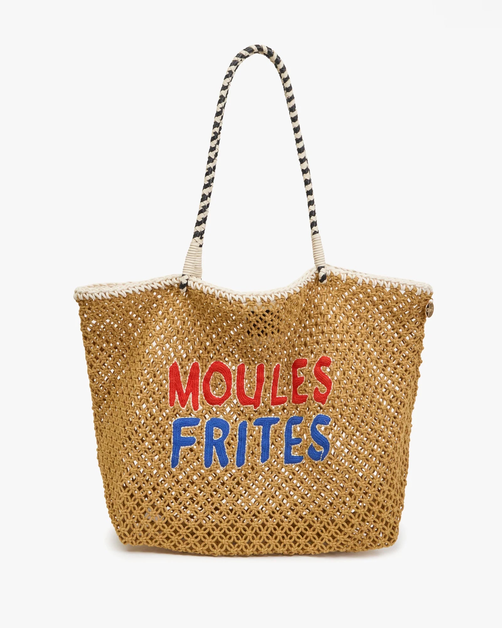 Clare V. Lete Tote Moules Frites Tan