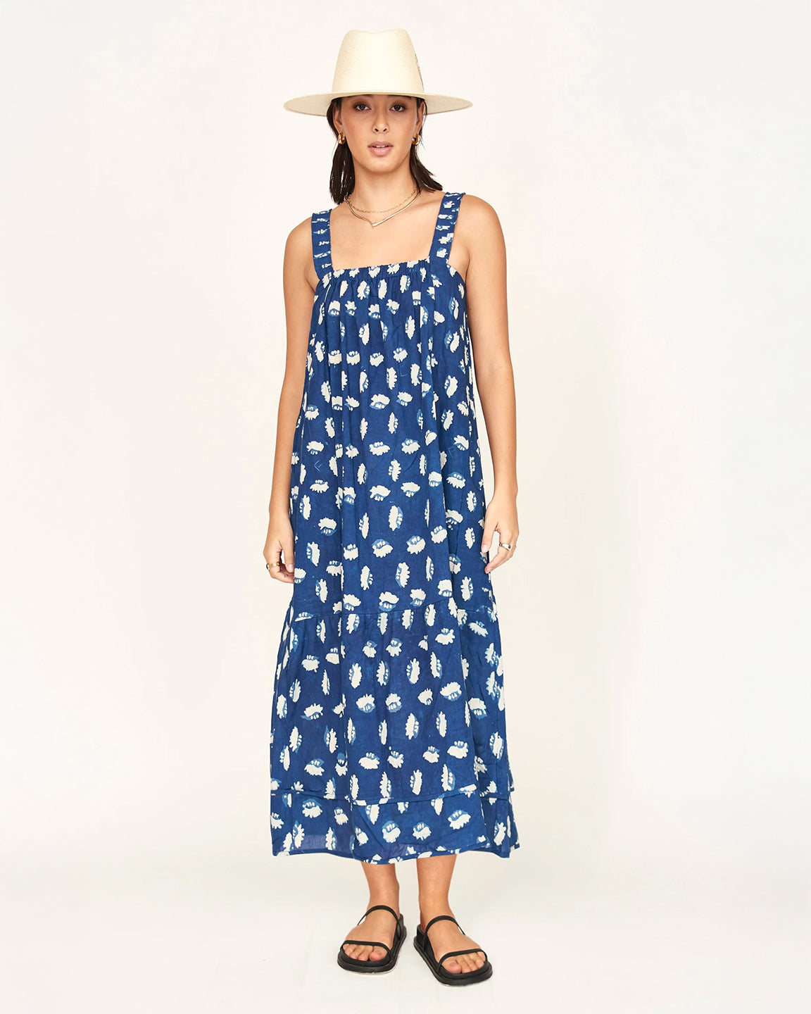 Mirth Monaco Dress in Indigo Conch
