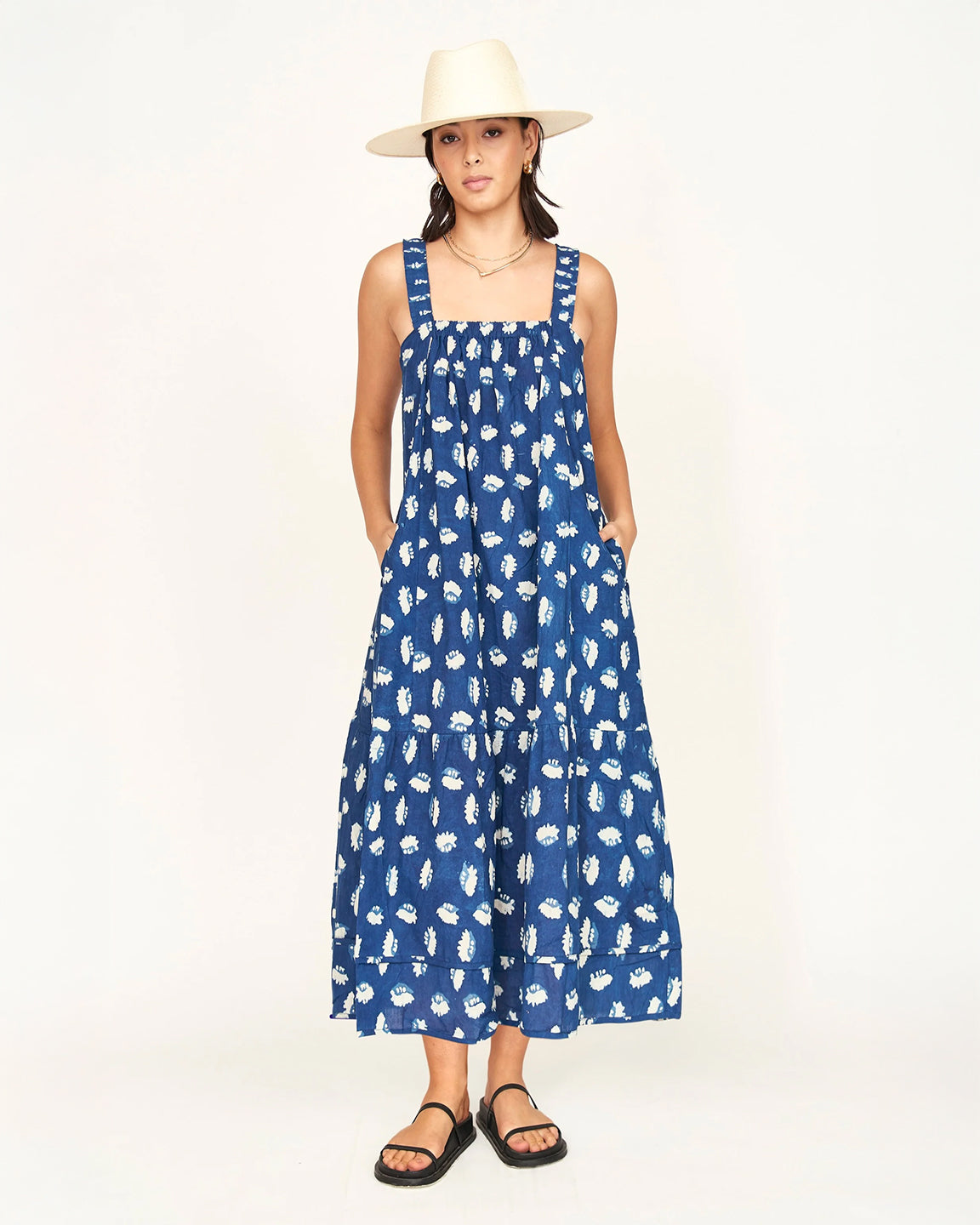 Mirth Monaco Dress in Indigo Conch