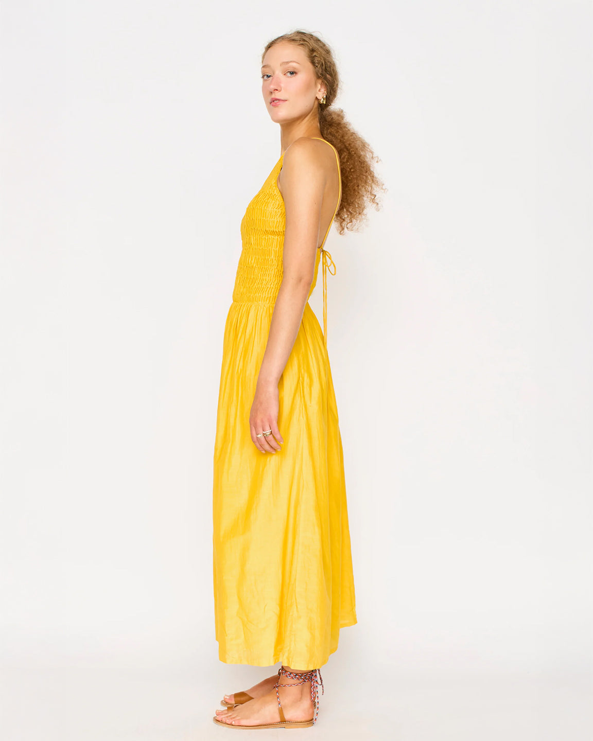 MIRTH Alba Dress in Canary