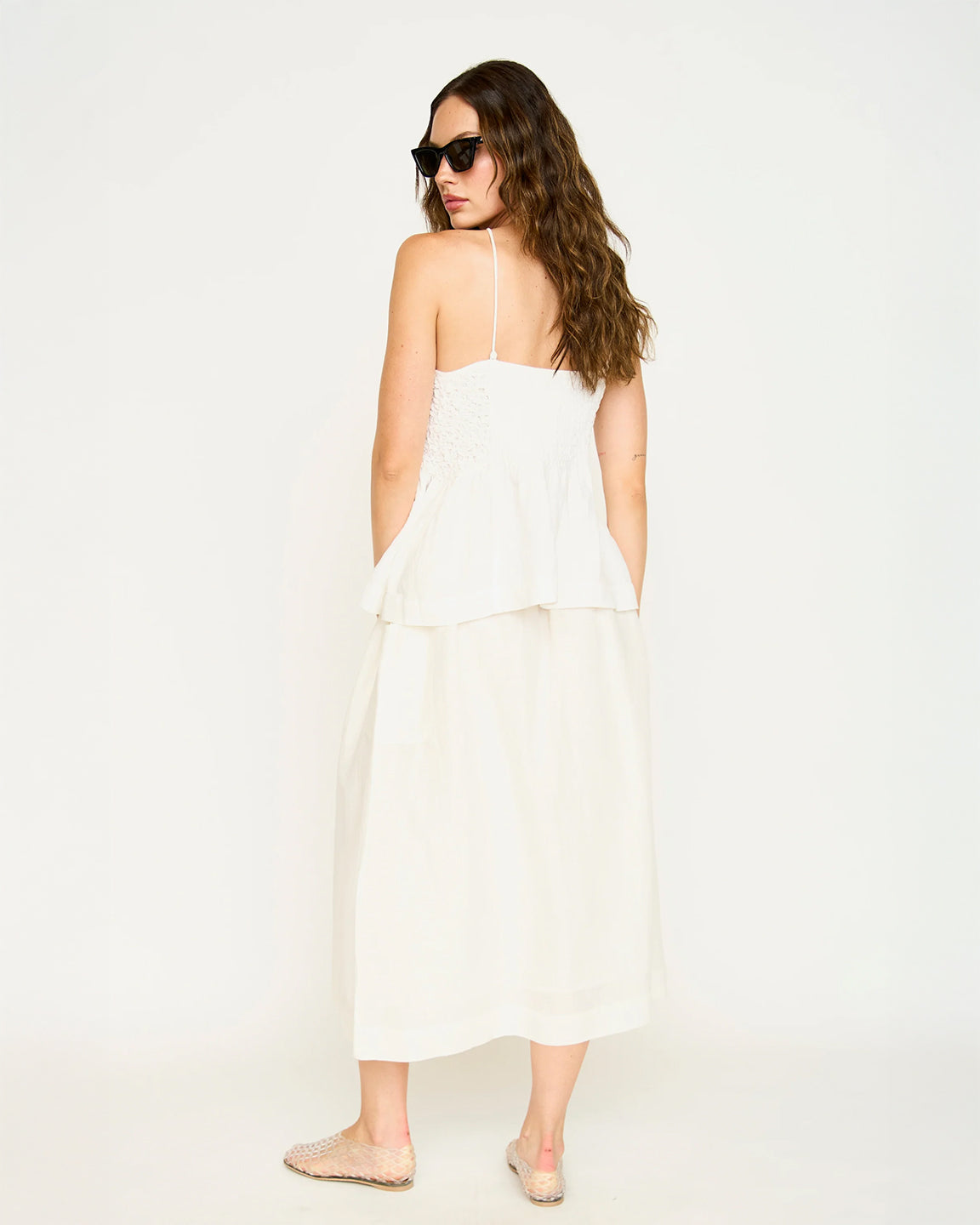 Mirth Alba Top in White