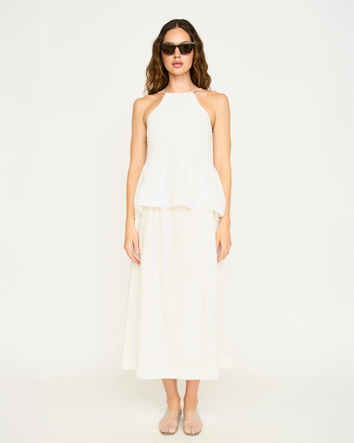 Mirth Alba Top in White
