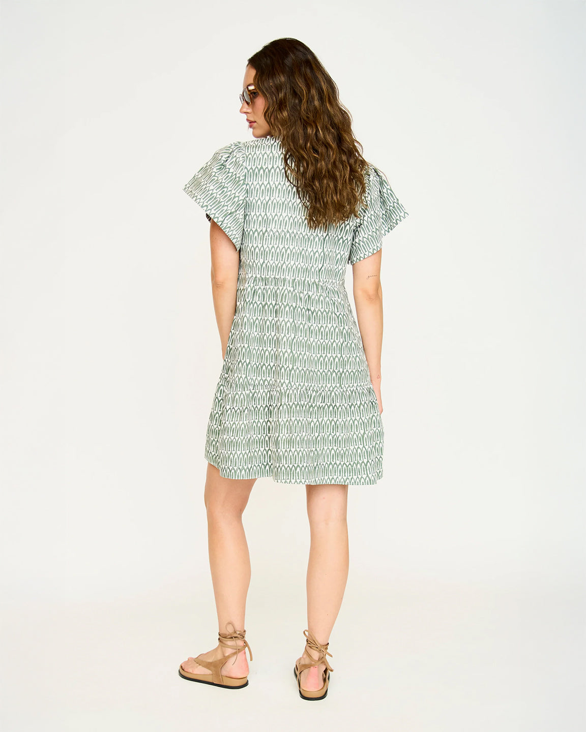 Mirth Beacon Hill Dress In Kelp Minnow