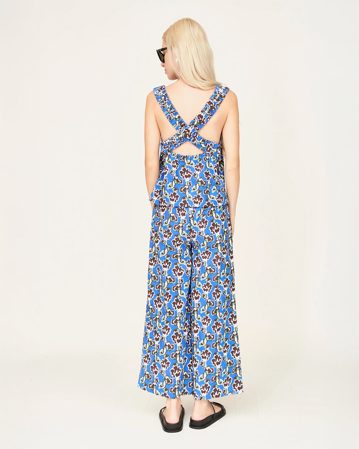 Mirth Boca Tank in Lapis Wildflower