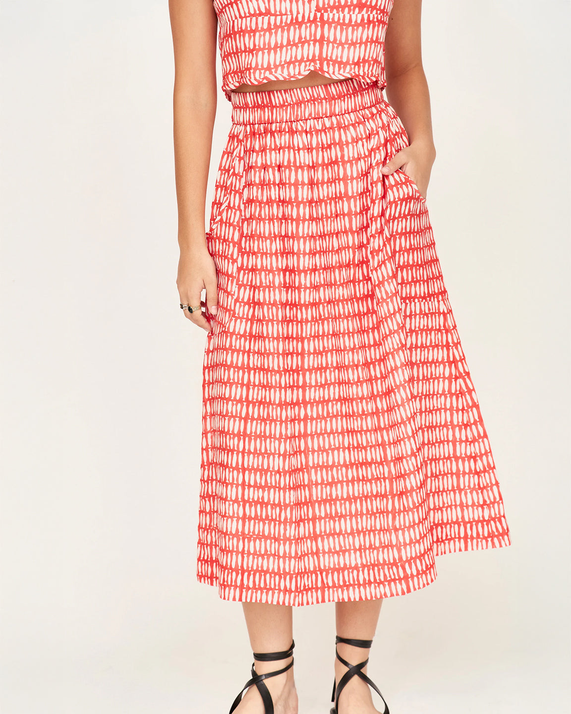 Mirth Verona Skirt in Lobster Minnow