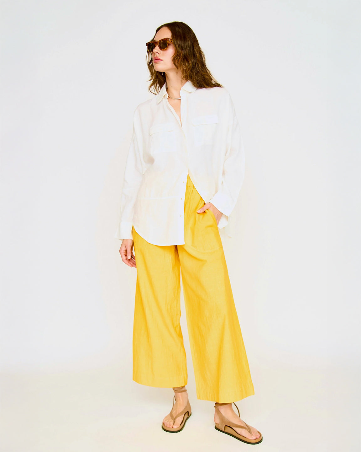 Mirth Pant in Canary