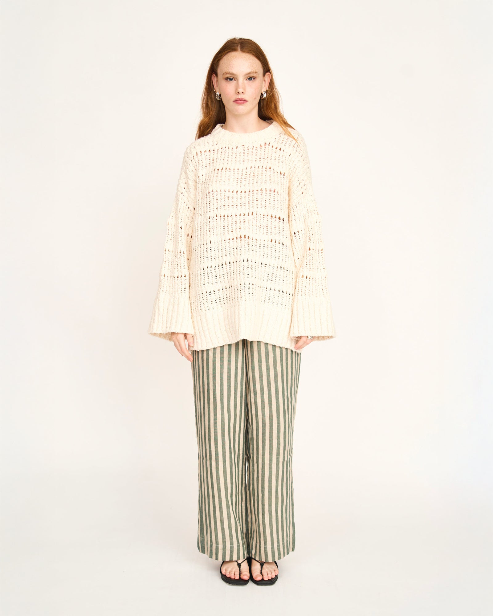 MIRTH Baden Pant in Safari Stripe