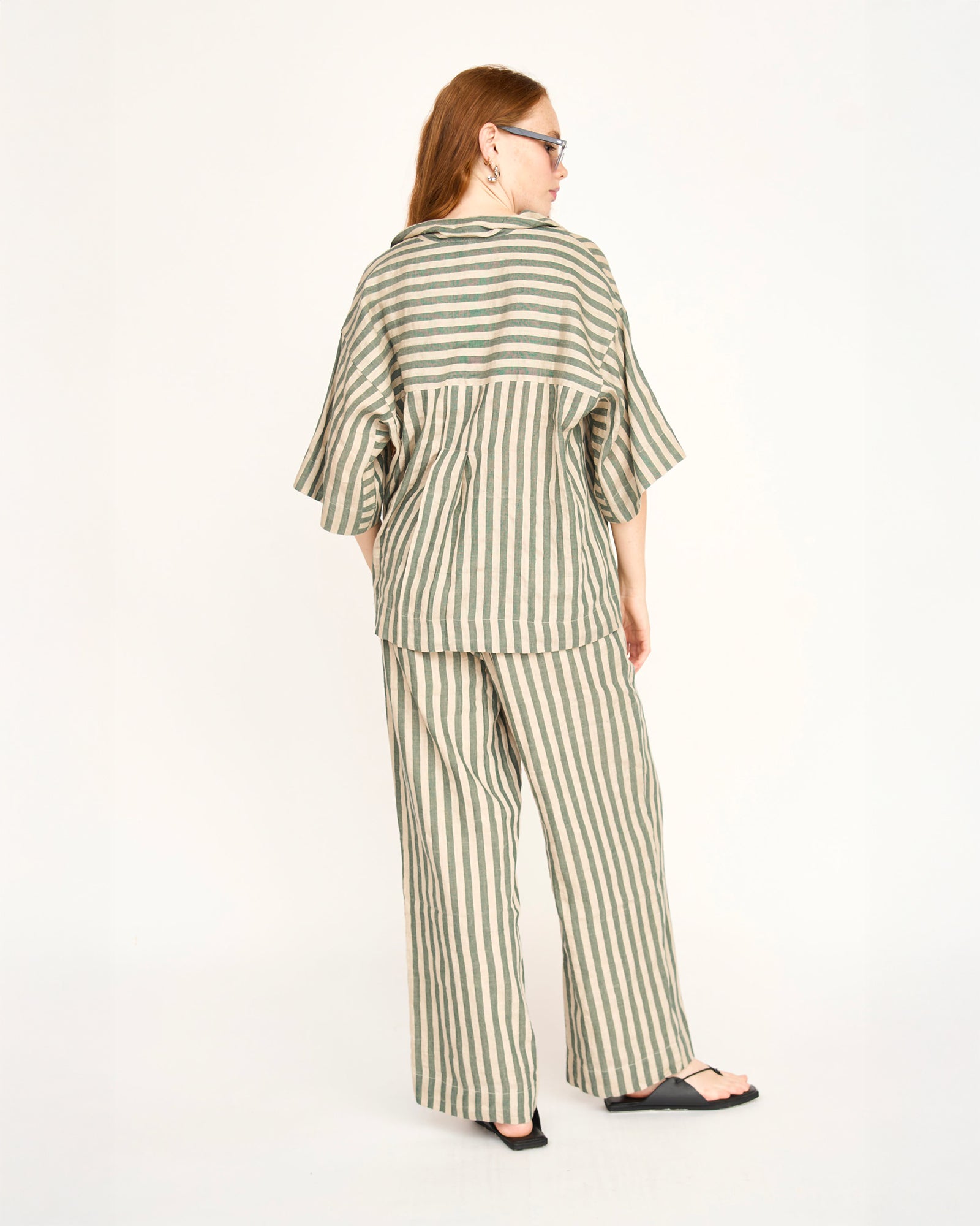MIRTH Baden Pant in Safari Stripe