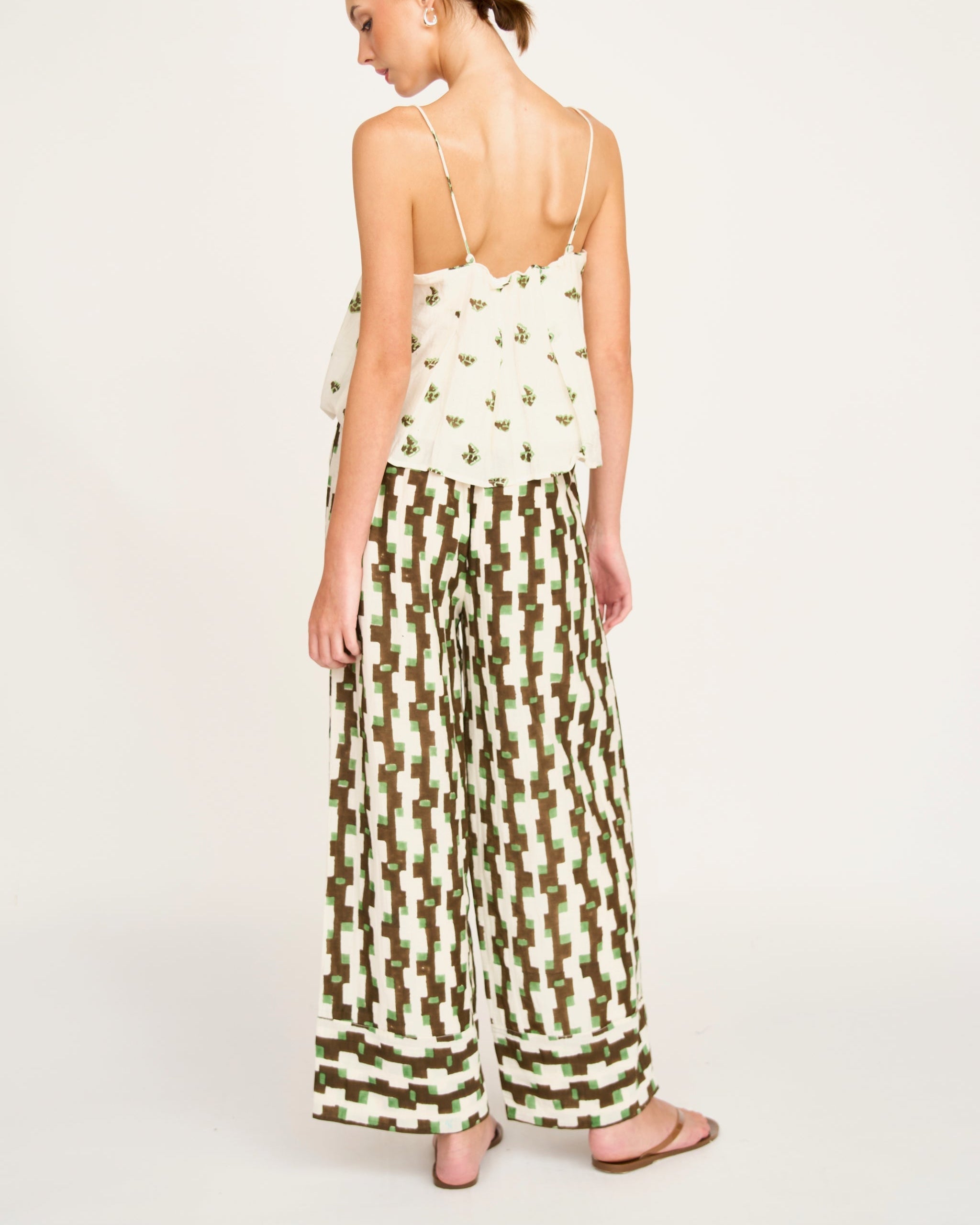 Woodstock Pant in Chocolate Mint Hopscotch