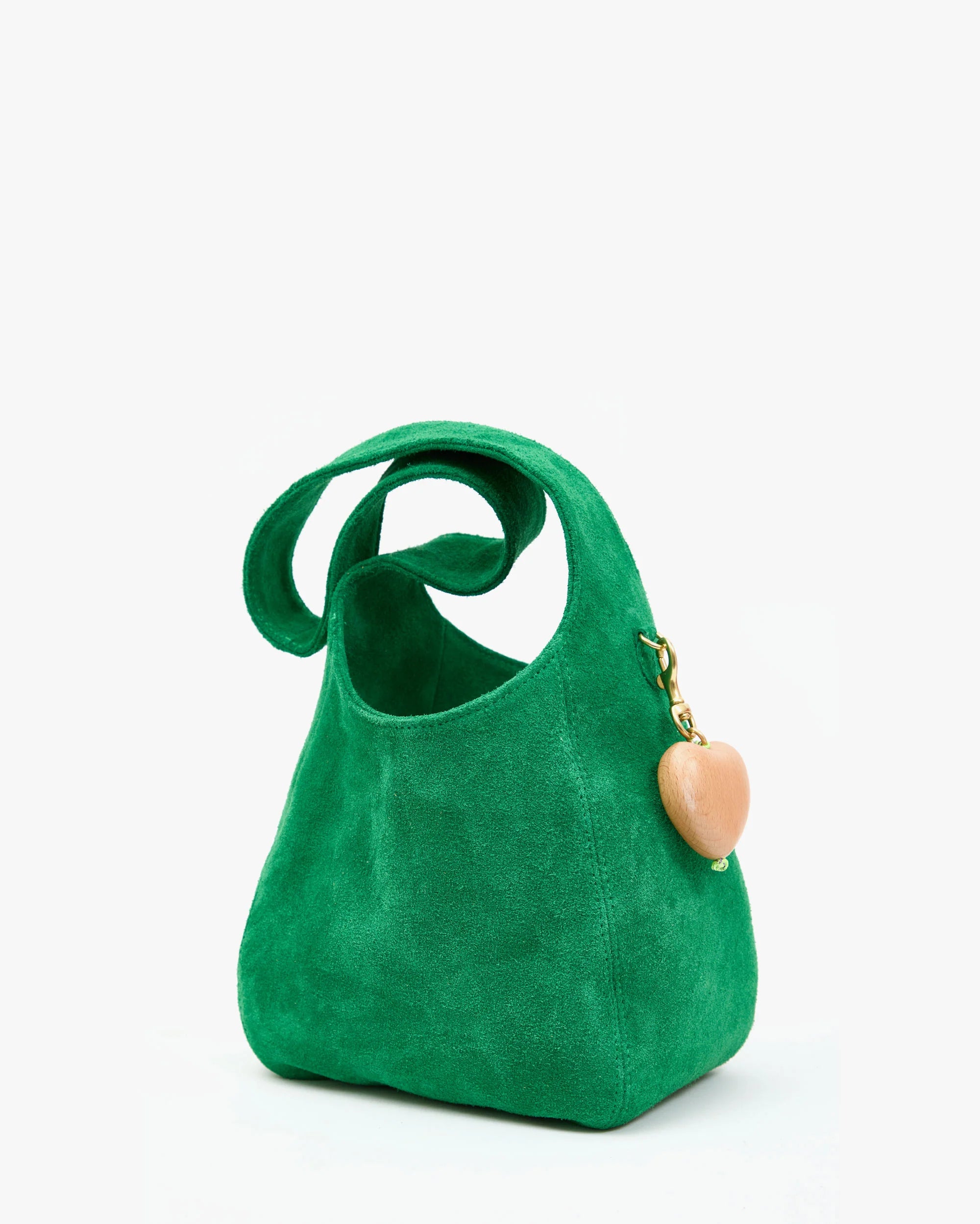 Clare V. Petit Bando in Suede Grass