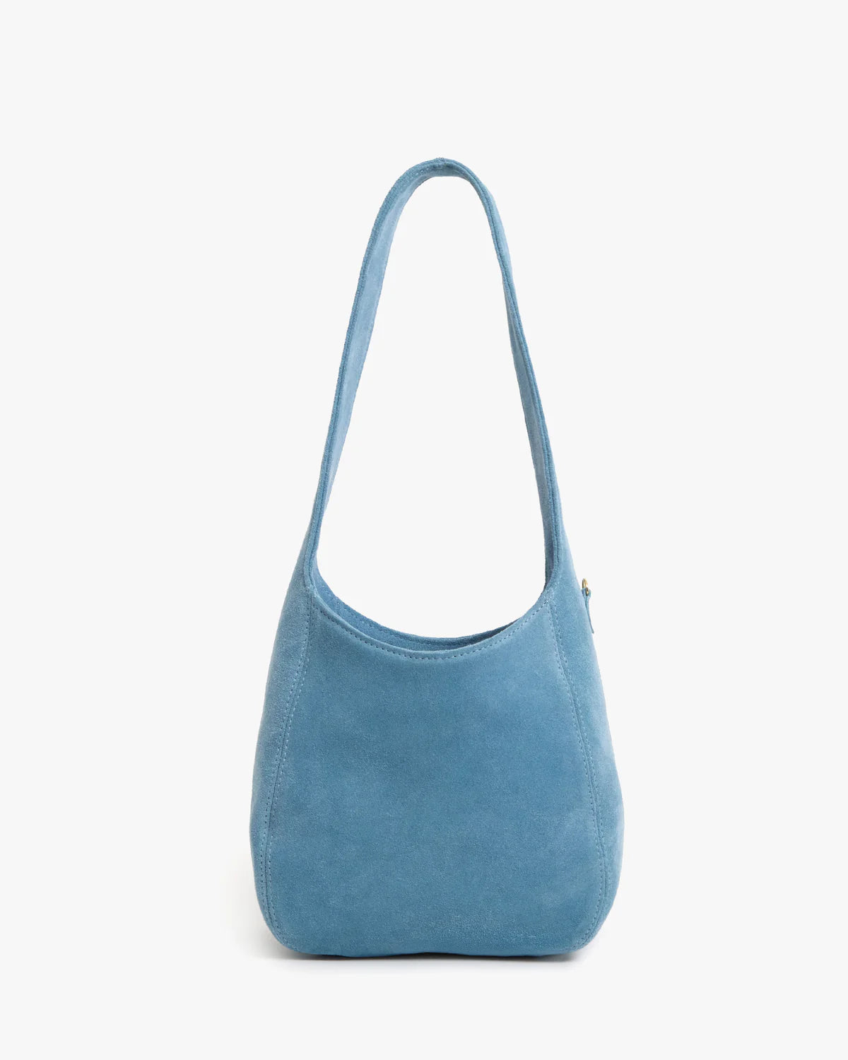 Blue handbag on a white background
