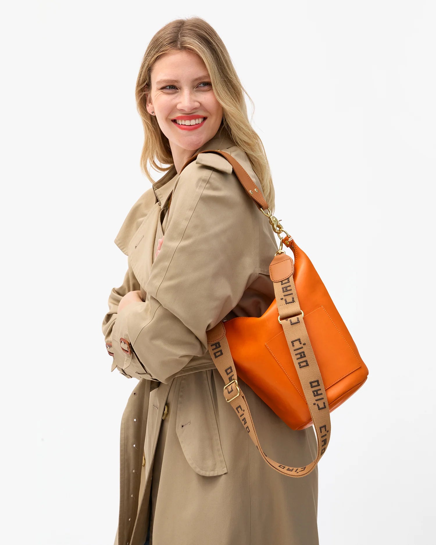 Clare V. Vegetable Tanned Leather Petite Jeanne in Zucca
