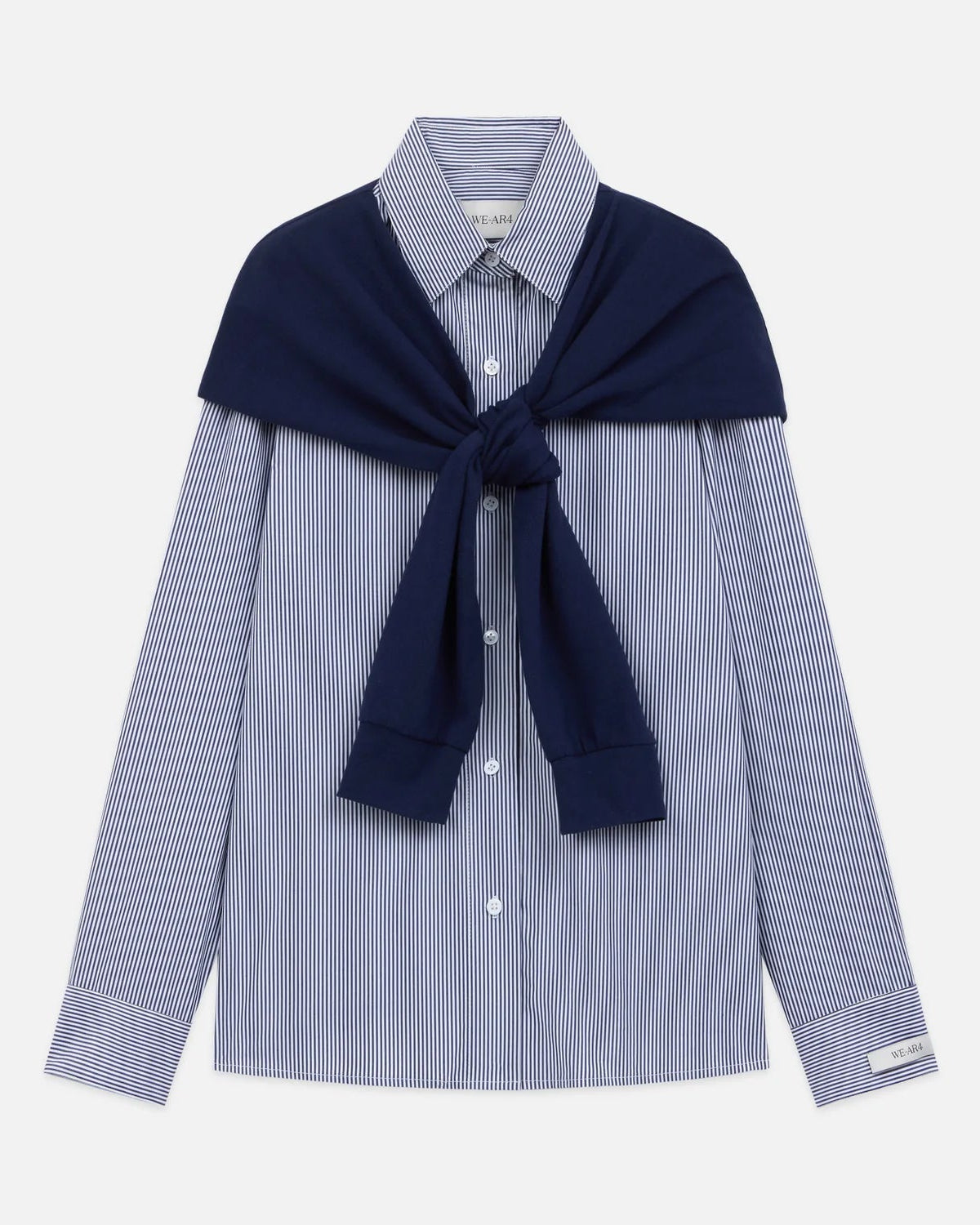 WE-AR4 The Sloane Shirt in Navy Multi