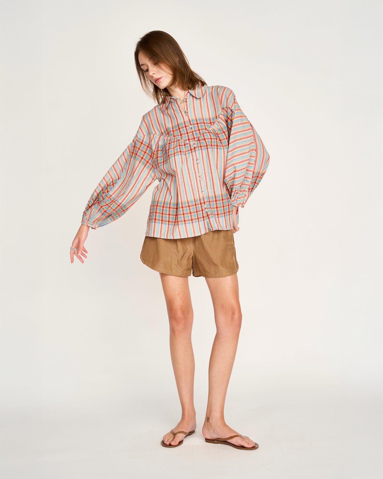 MIRTH Track Short in Brownie