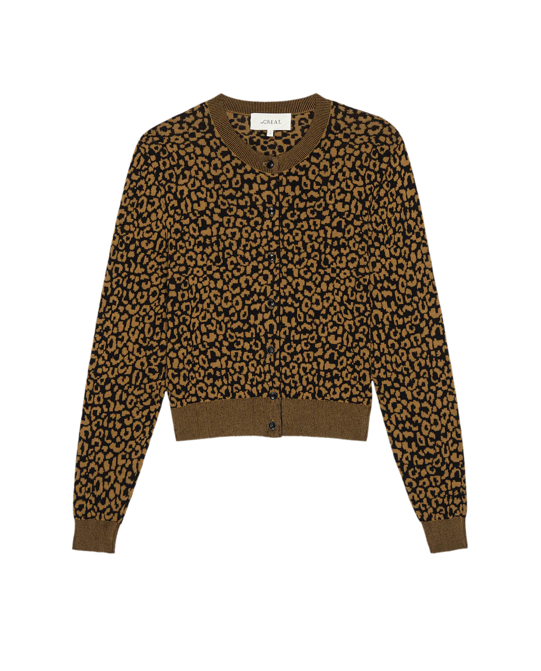The Great. The Tea Time Cardigan in Leopard